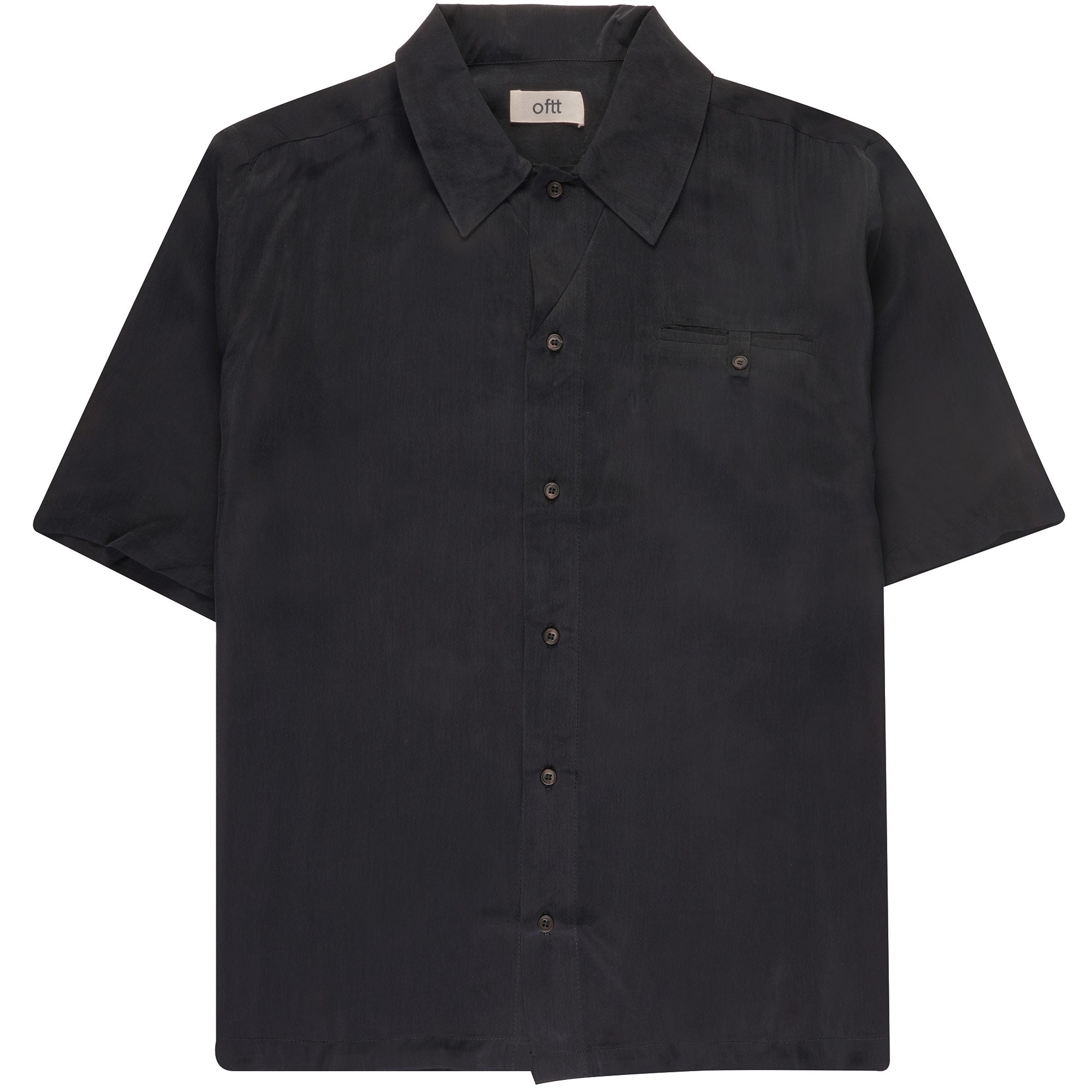 Oftt Vegan Silk Shirt - Black