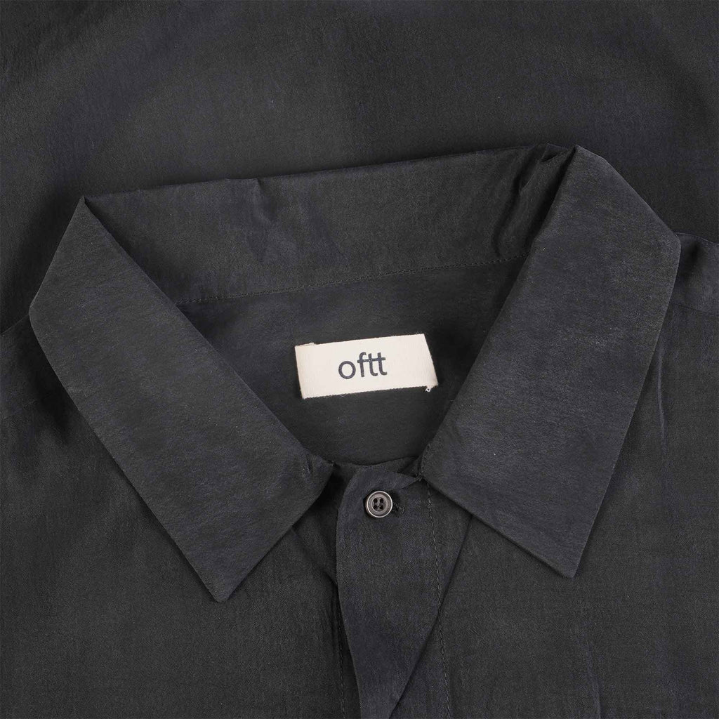 Oftt Grandpa Cool Vegan Silk Shirt - Charcoal