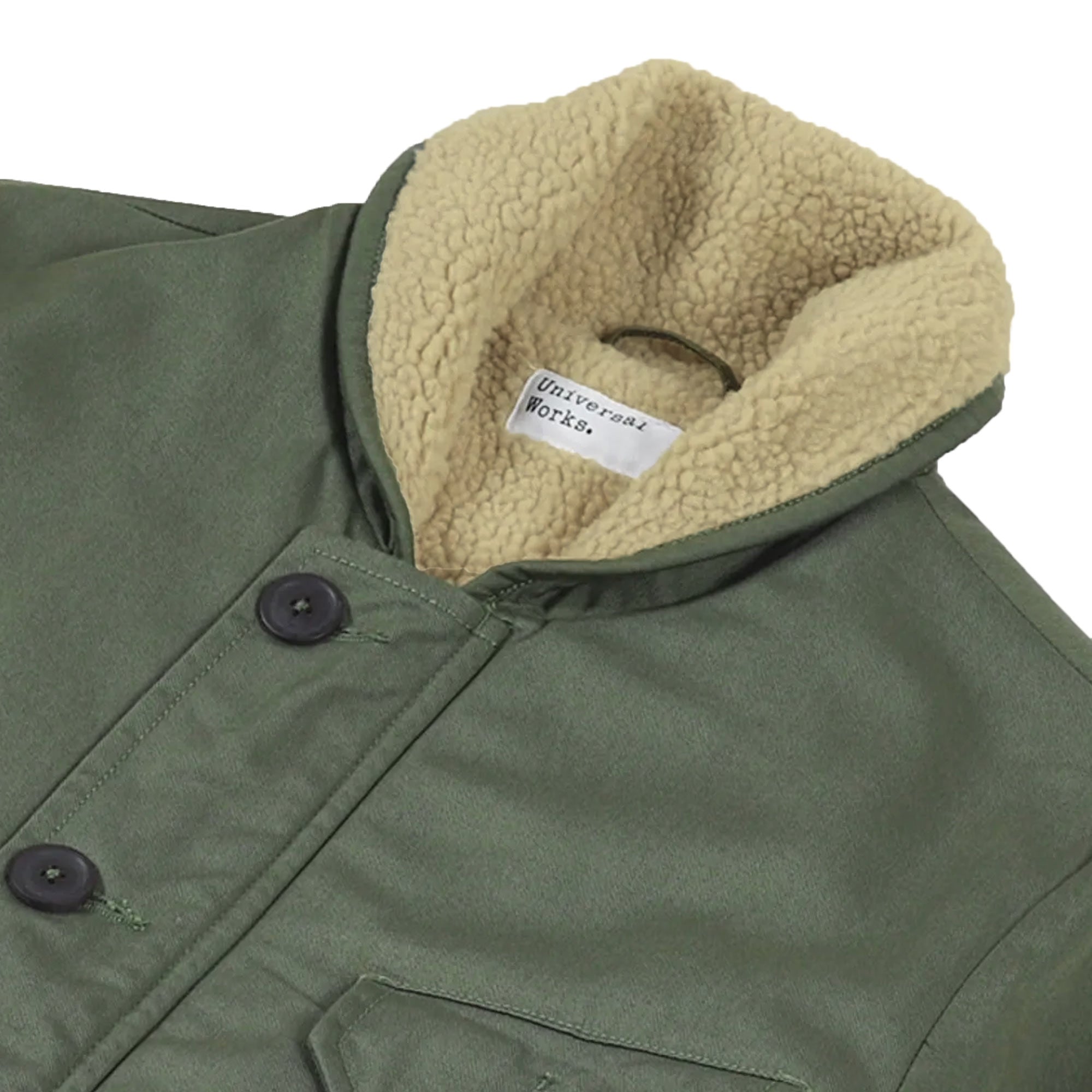 Universal Works N1 Deck Jacket - Light Olive