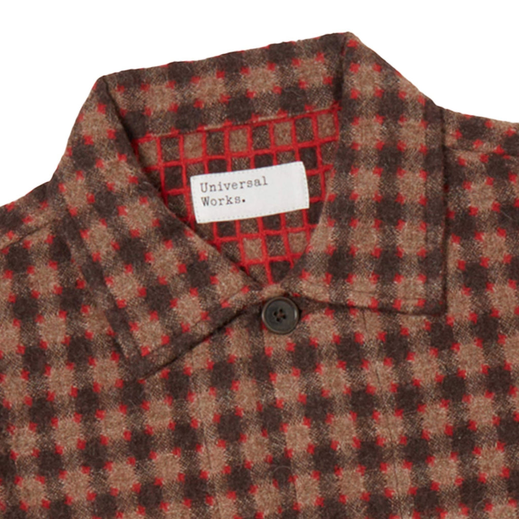 Universal Works Bakers Overshirt - Brown