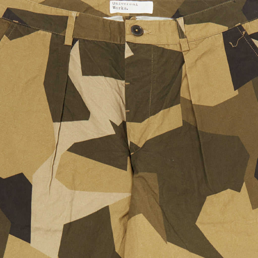 Universal Works Swedish Camo Duke Pants - Brown