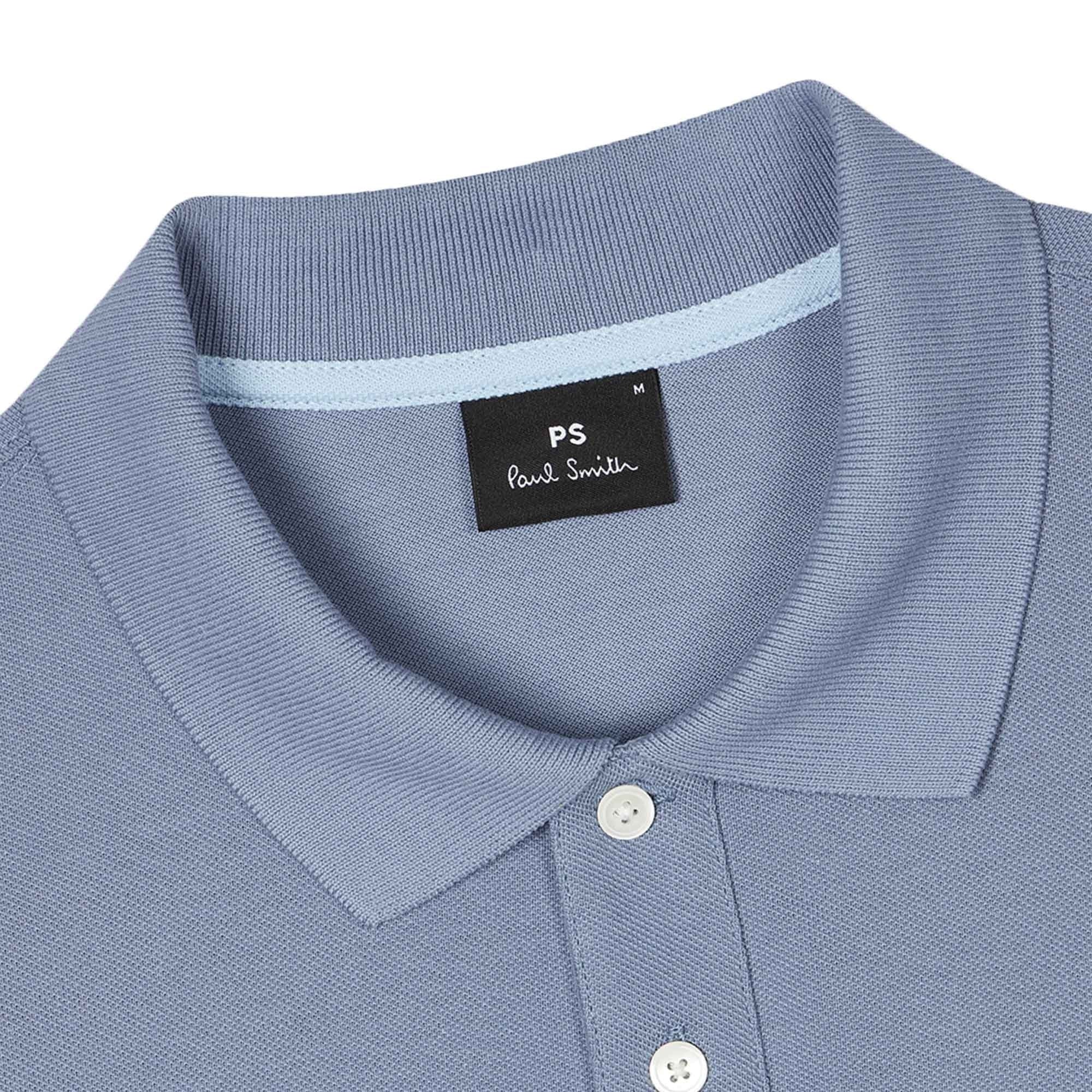 Paul Smith Short Sleeve Polo Shirt - Greyish