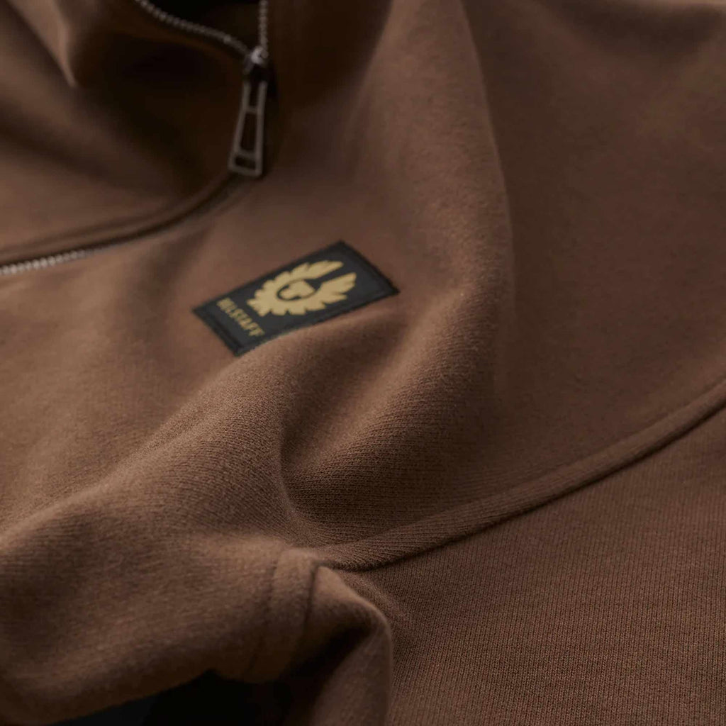 Belstaff Full Zip Sweatshirt - Clay Brown