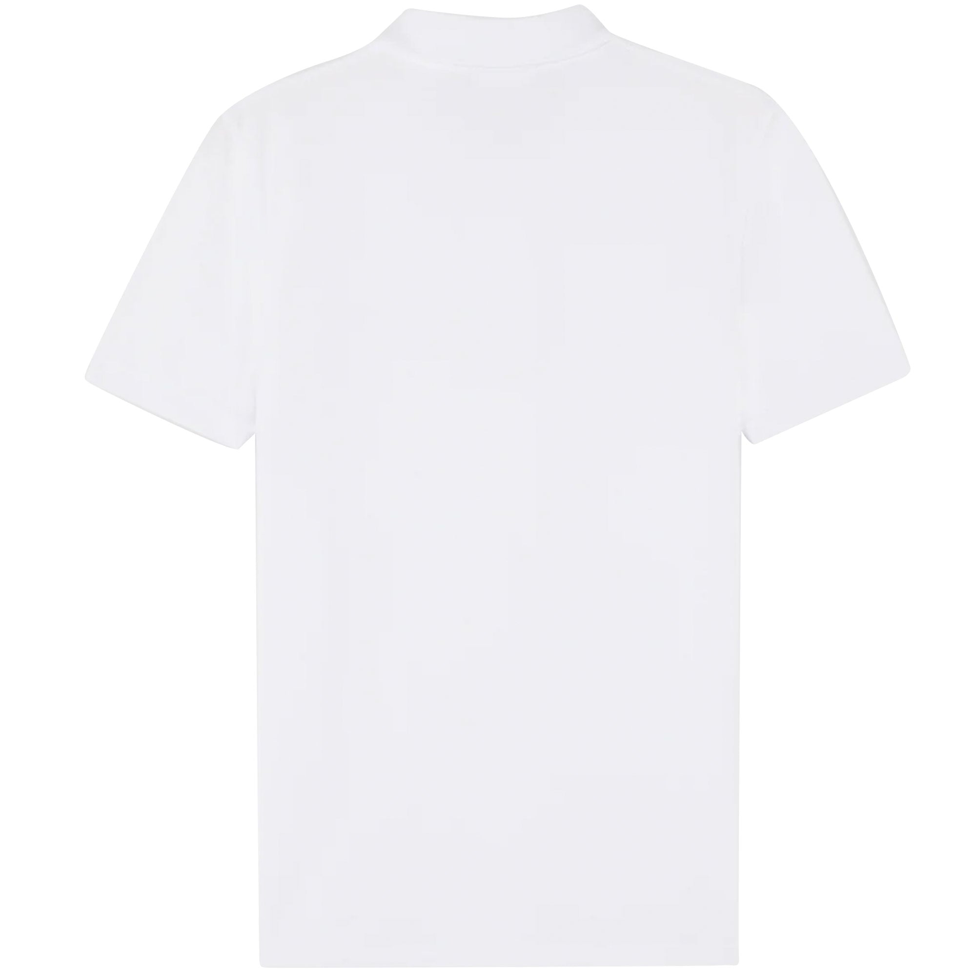 Maison Kitsune Fox Head Patch Polo Shirt - White