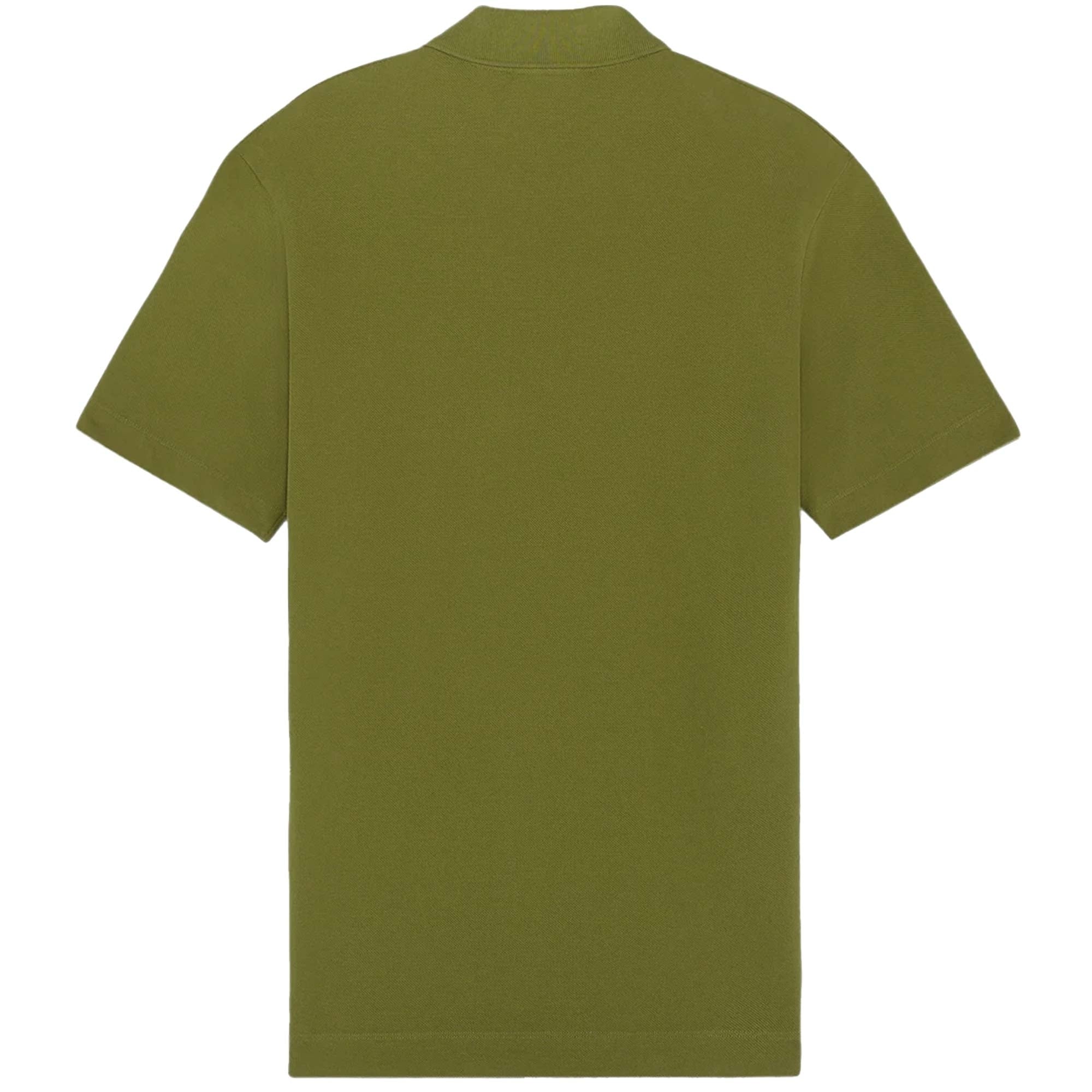 Maison Kitsune Fox Head Patch Polo Shirt - Military