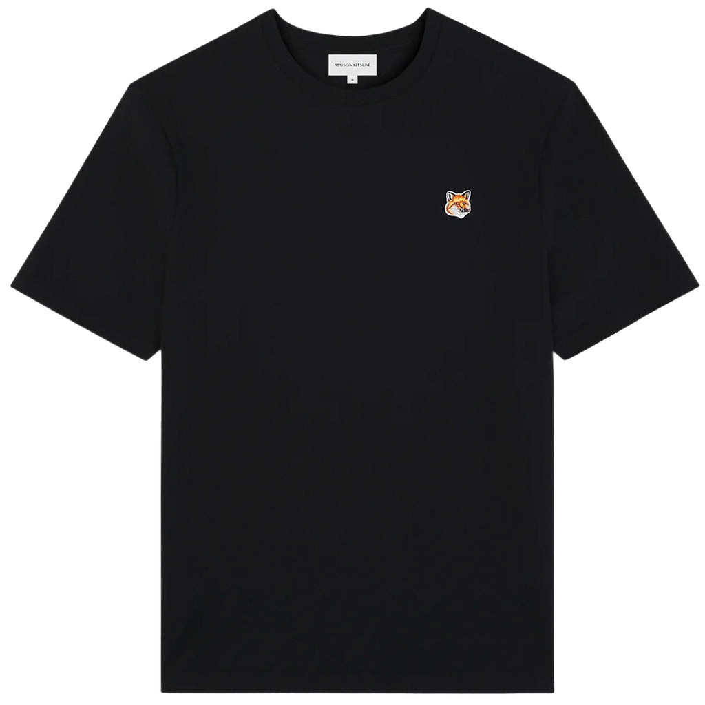 Maison Kitsune Fox Head Patch T-Shirt - Black
