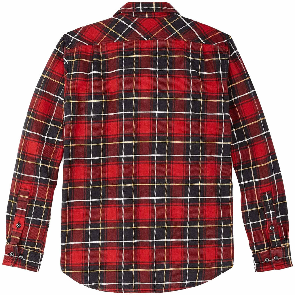 Filson Vintage Flannel Work Shirt - Red Charcoal