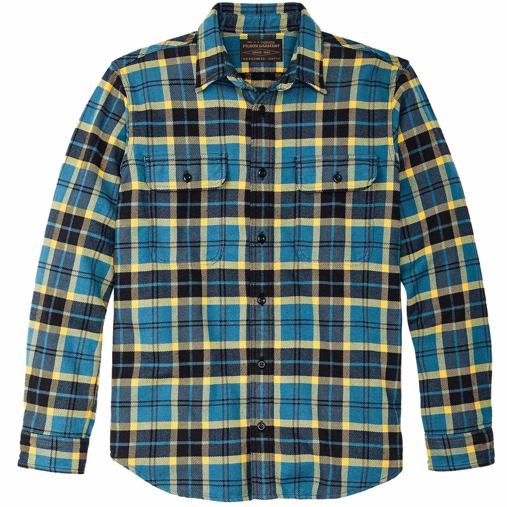 Filson Vintage Flannel Work Shirt - Blue Ash