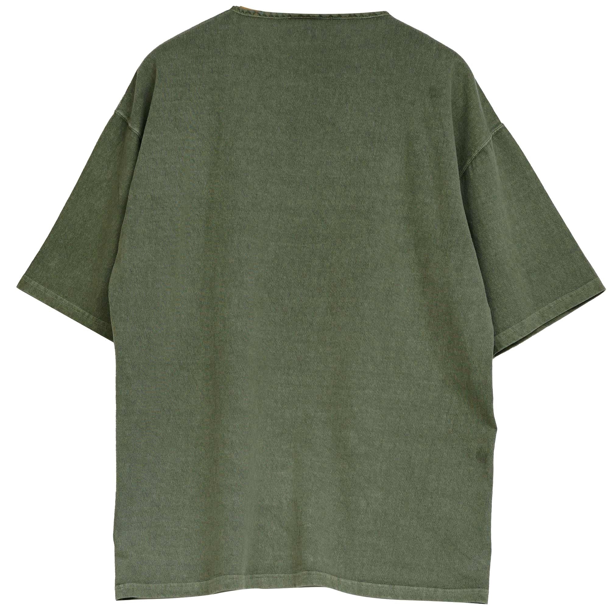 Nigel Cabourn 50s Henley T-Shirt - Green