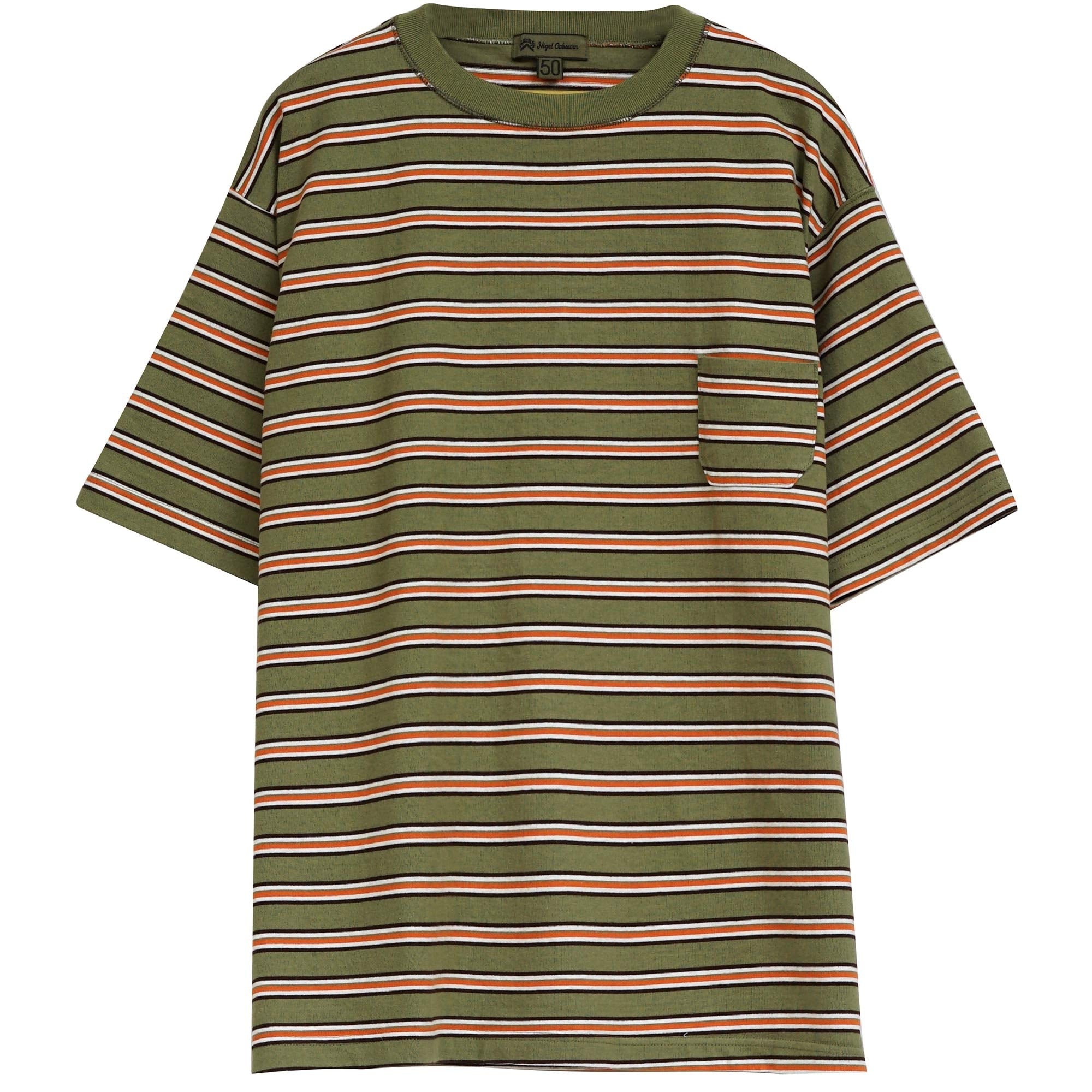 Nigel Cabourn Border T-Shirt - Green