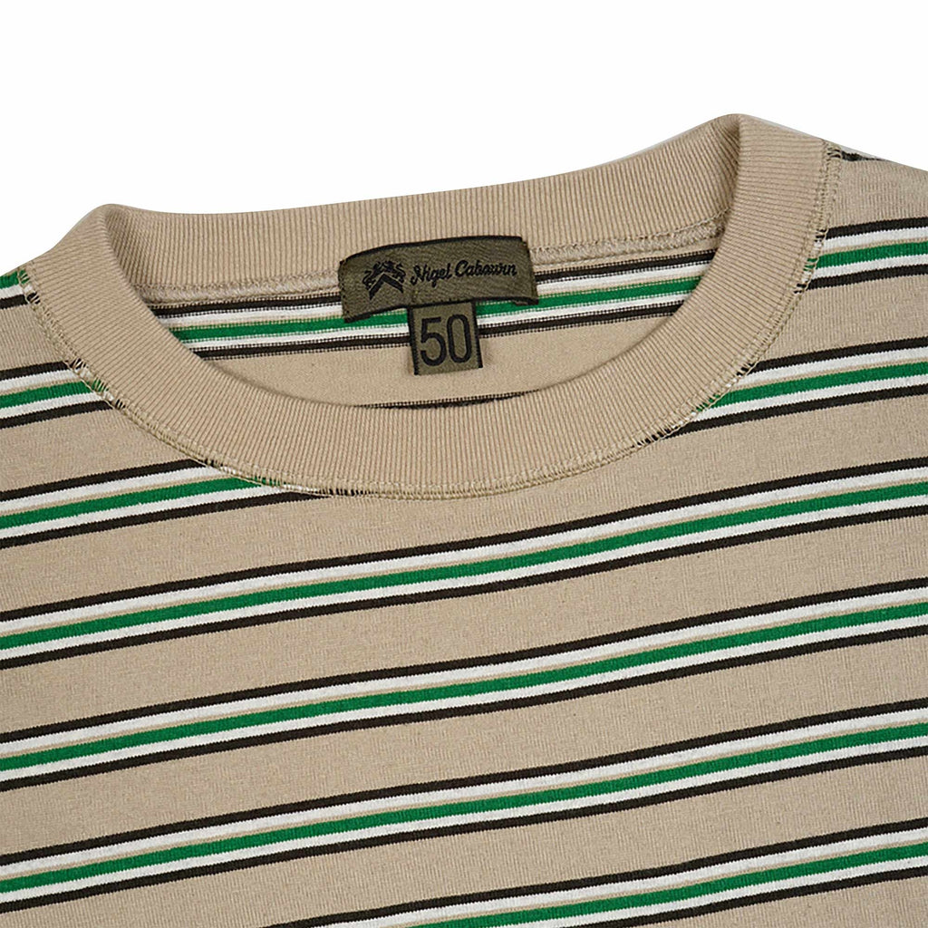 Nigel Cabourn Border T-Shirt - Beige
