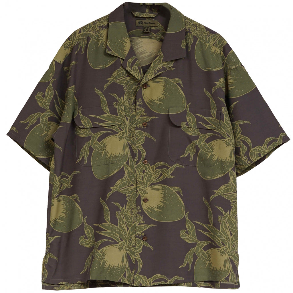 Nigel Cabourn Open Collar Shirt - Grey