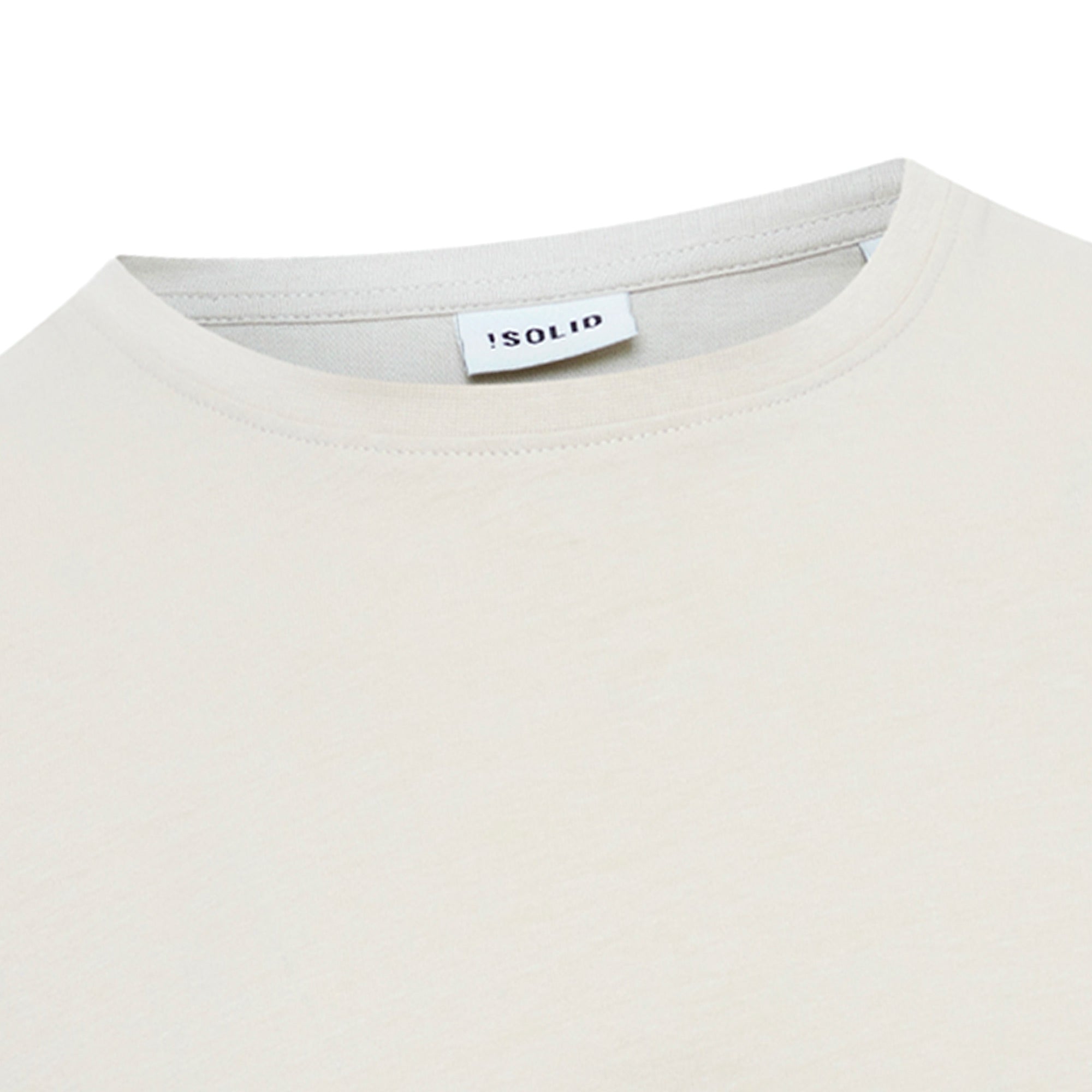 Solid Clothing Rock T-Shirt - Oatmeal