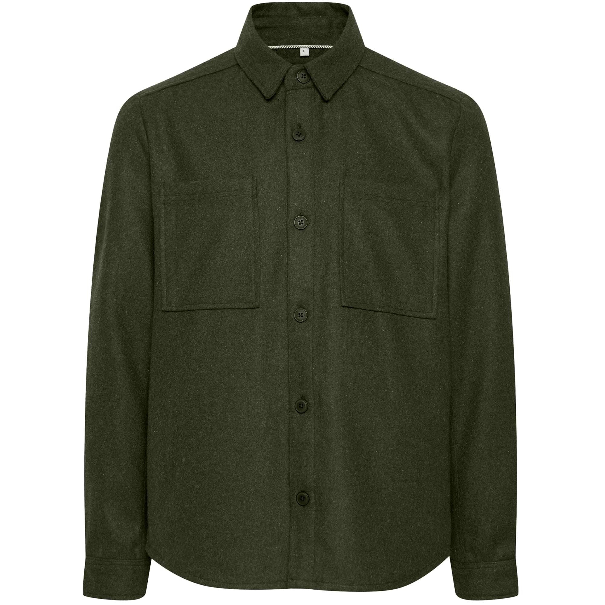 Solid Clothing Tam Overshirt - Thyme