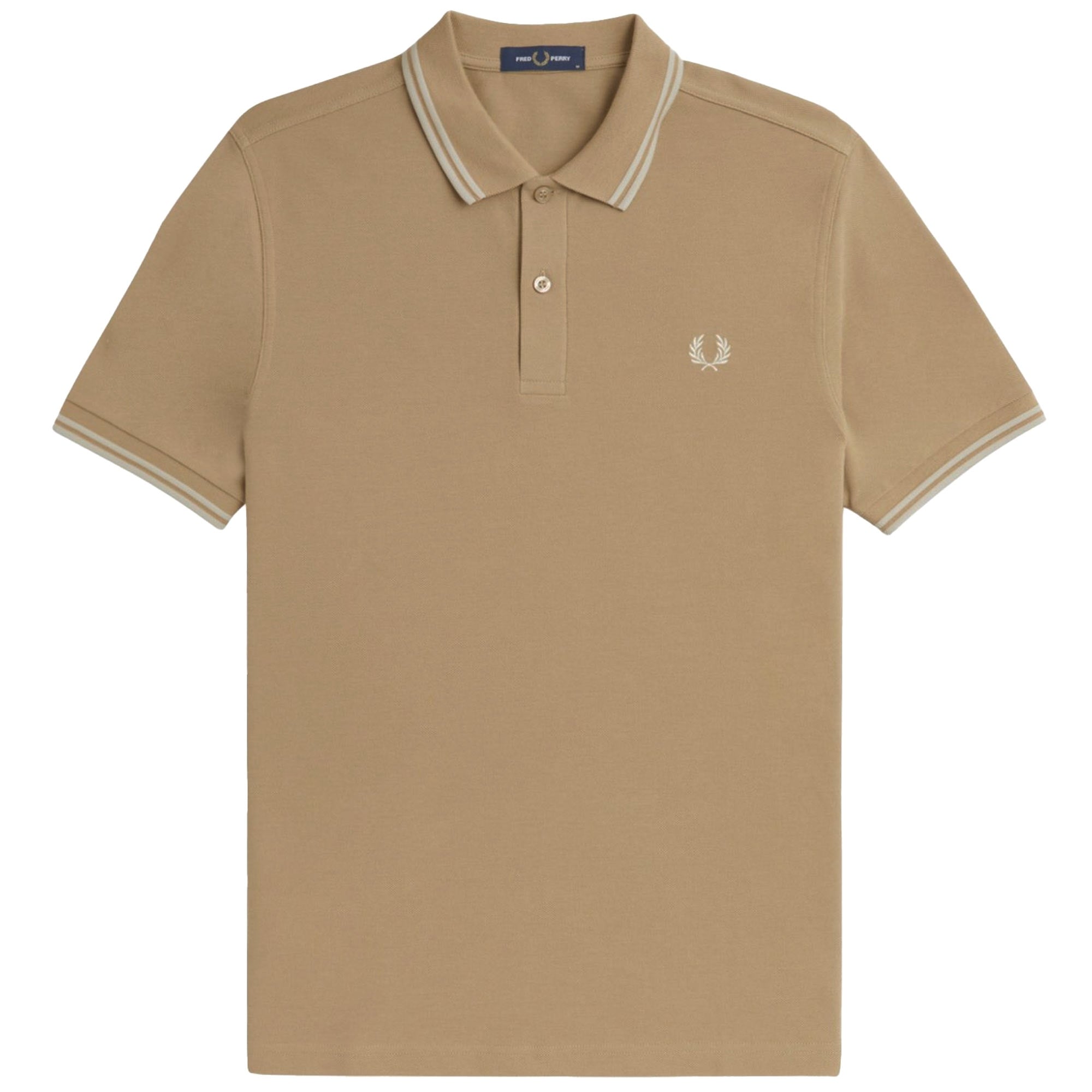 Fred Perry M3600 Twin Tipped Polo Shirt - Warmstone