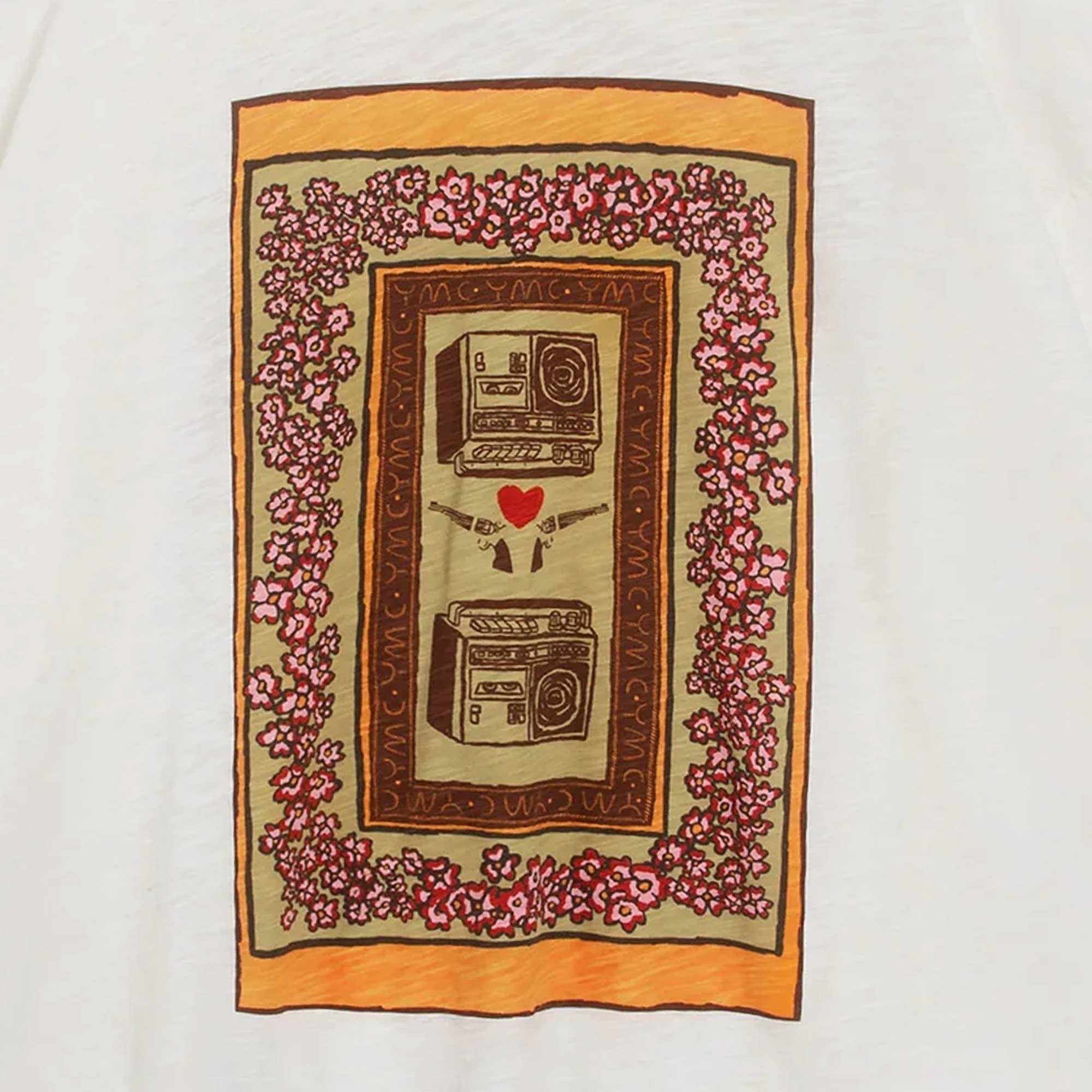 YMC Triple Bandana T-Shirt - White
