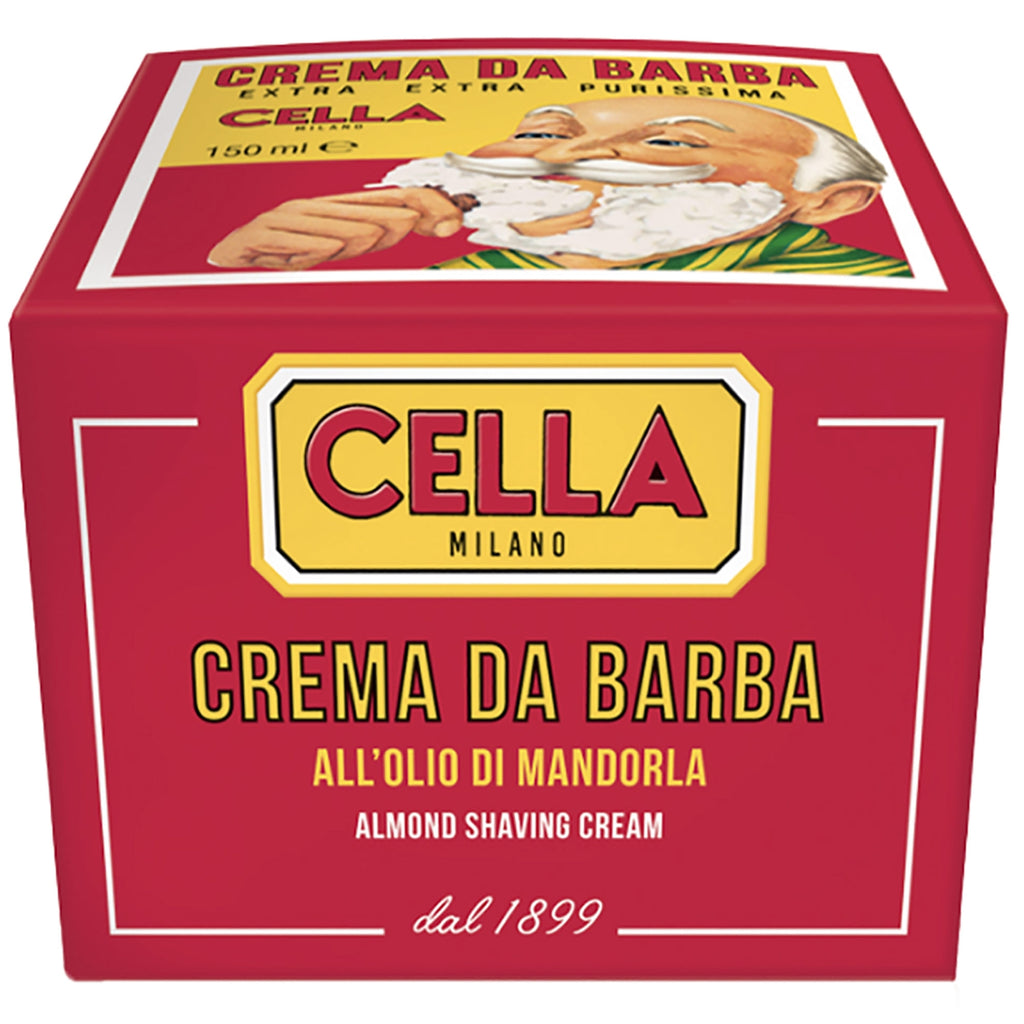 Cella Milano Almond Shaving Cream - Red
