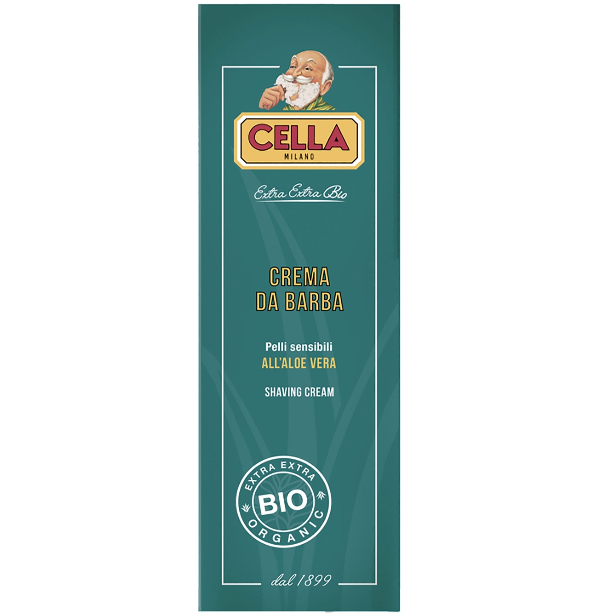 Cella Milano Organic Shaving Cream - Green