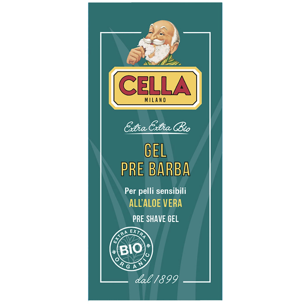 Cella Milano Organic Pre Shave Gel - Green