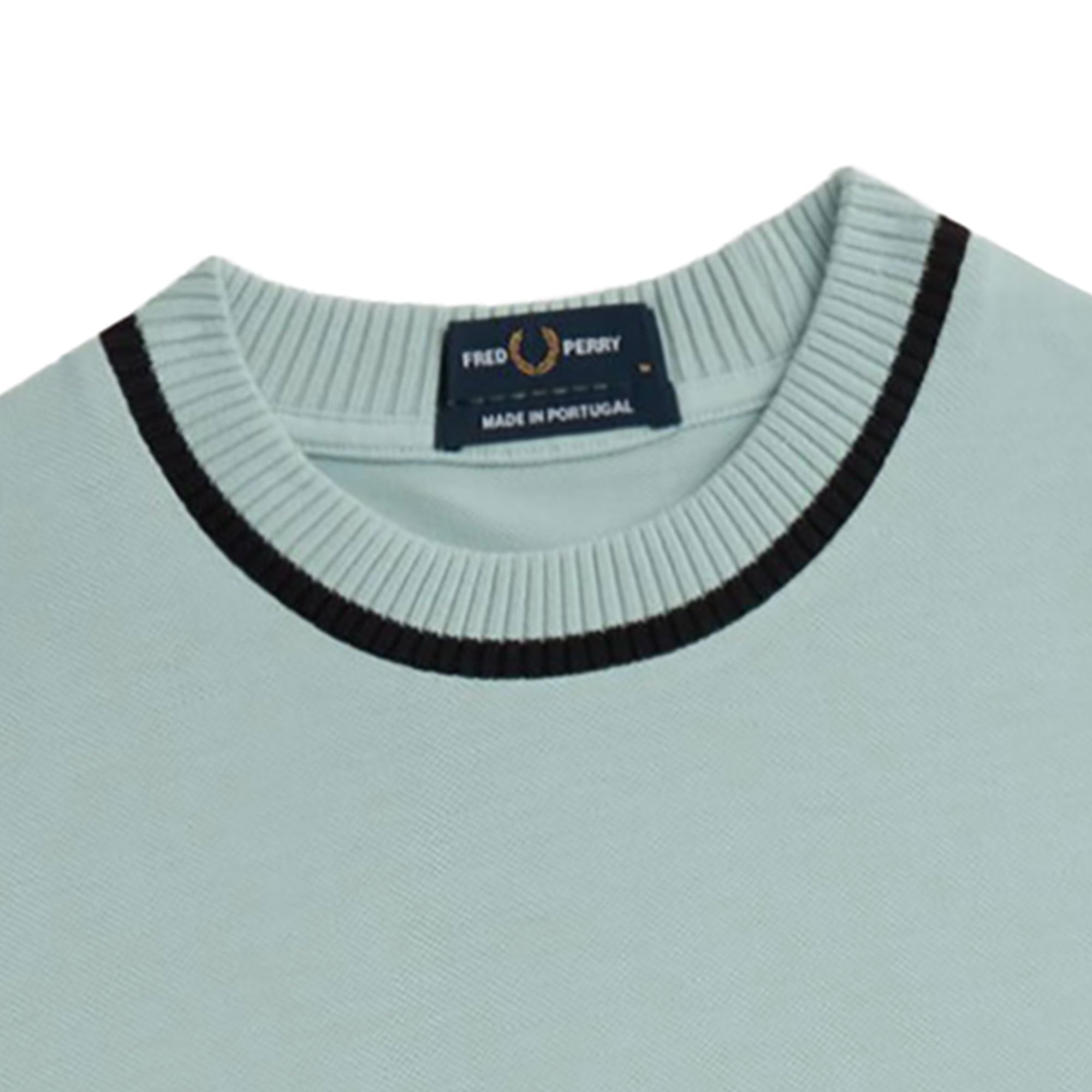 Fred Perry Reissues M7 Crew Neck Piqu T-Shirt - Silver Blue
