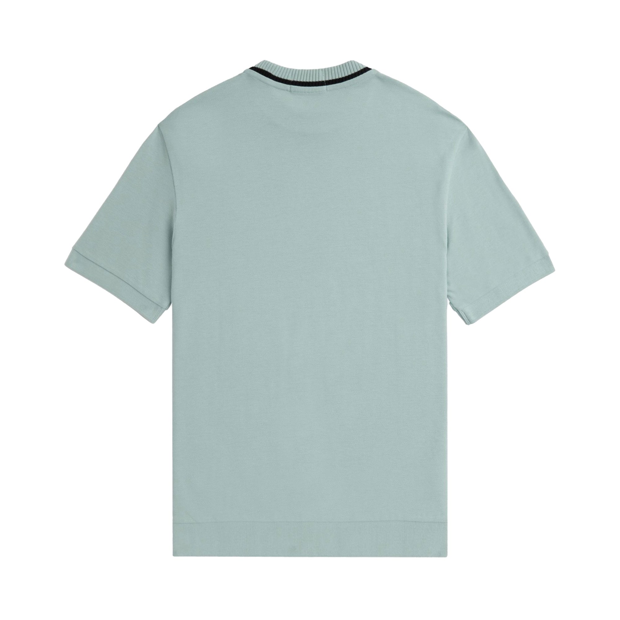 Fred Perry Reissues M7 Crew Neck Piqu T-Shirt - Silver Blue