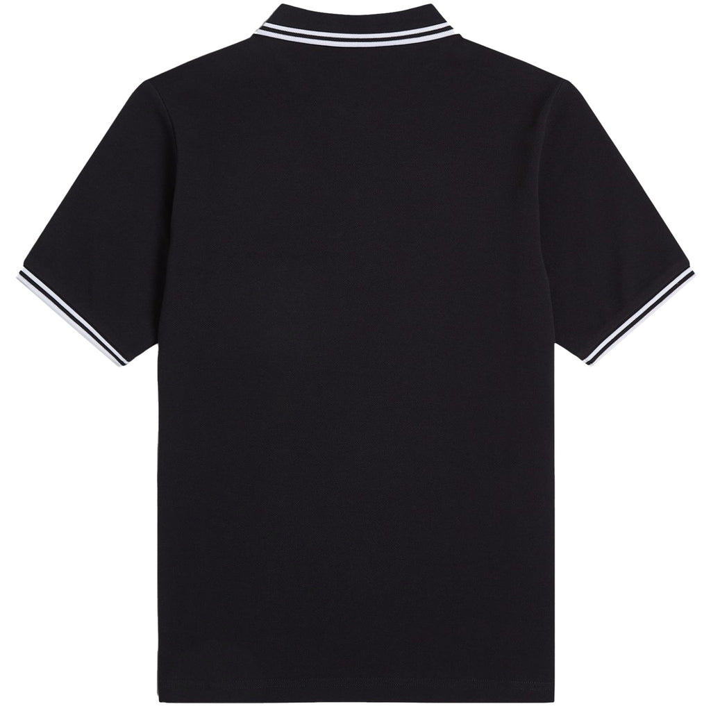 Fred Perry Womens Twin Tipped Polo Shirt - Navy and White