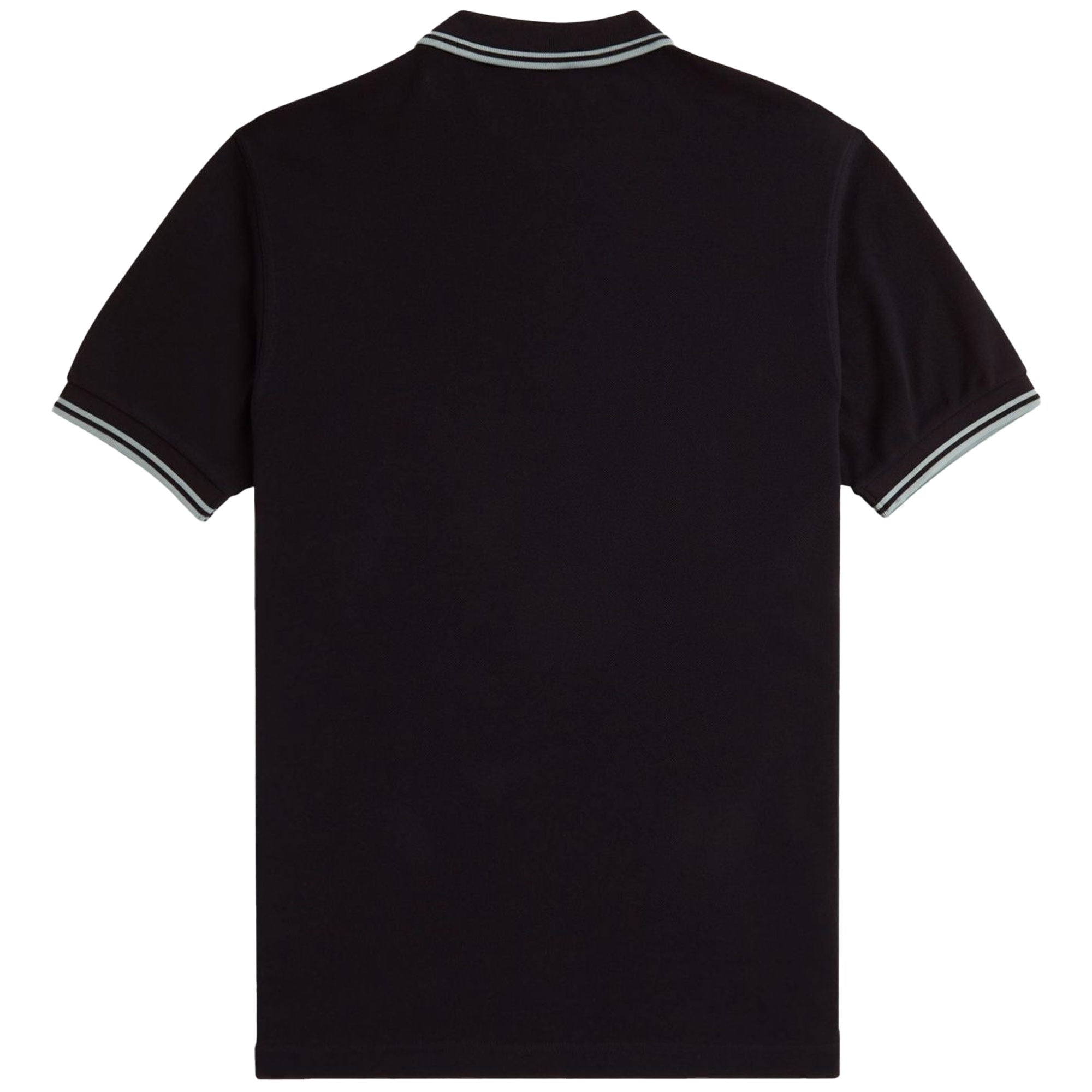 Fred Perry M3600 Twin Tipped Polo Shirt - Navy and Silver Blue