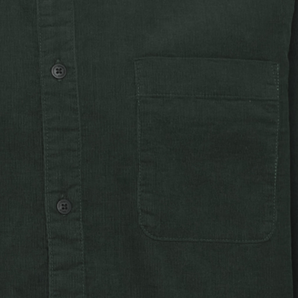 Solid Clothing Juan Corduroy Shirt - Deep Forest Green
