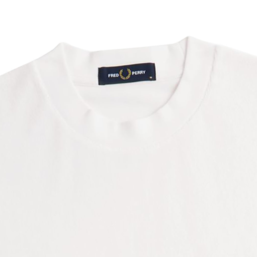 Fred Perry Relaxed Towelling T-Shirt - Snow White
