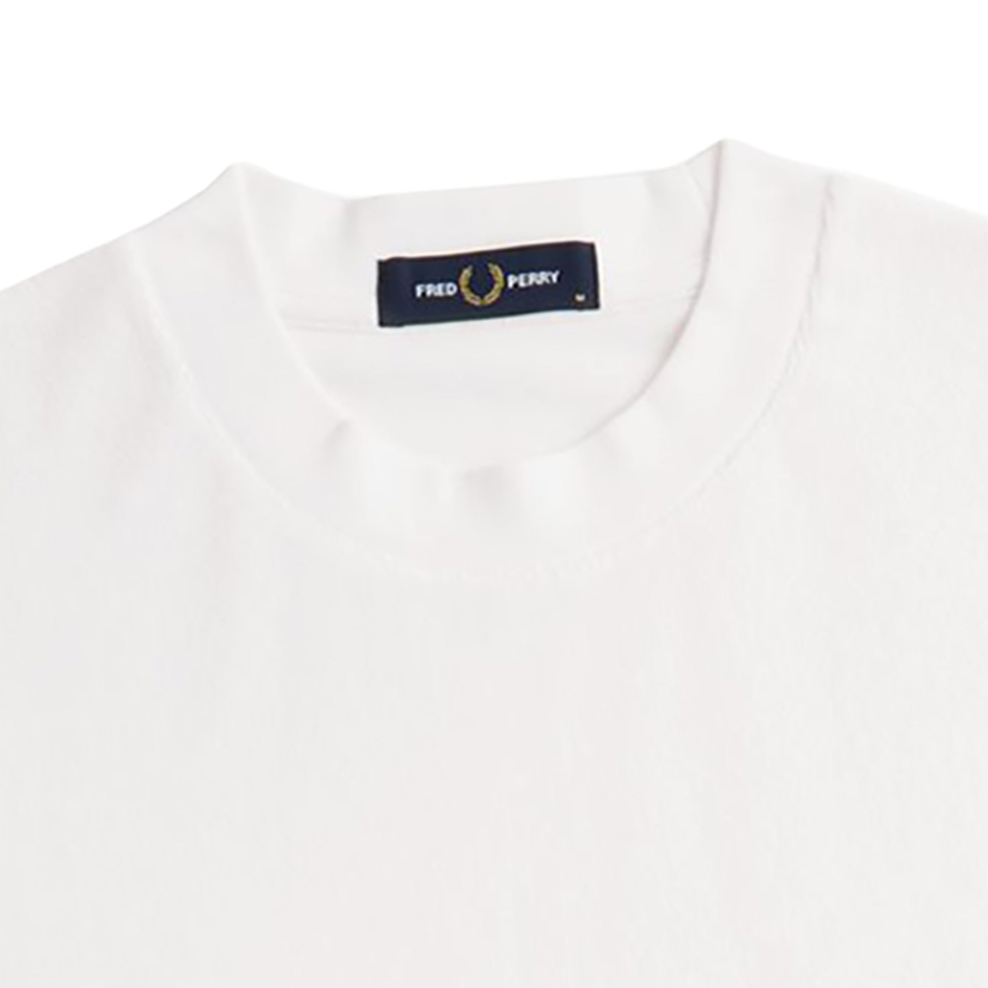 Fred Perry Relaxed Towelling T-Shirt - Snow White
