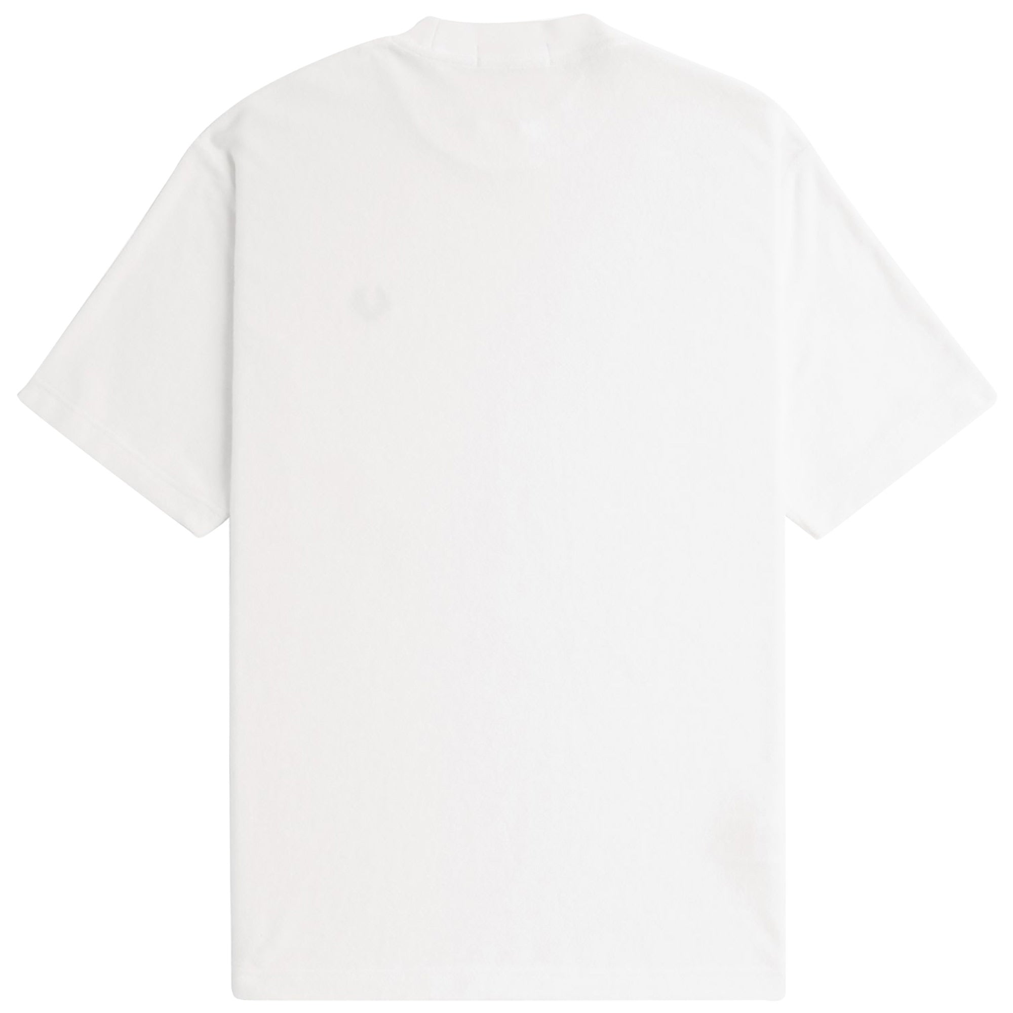 Fred Perry Relaxed Towelling T-Shirt - Snow White