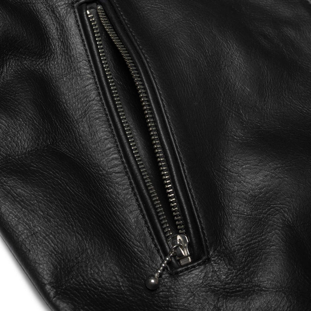 Nudie Jeans Eddy Rider Leather Jacket - Black