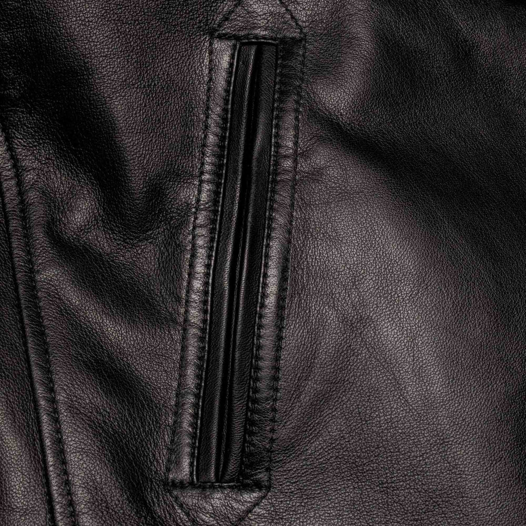 Nudie Jeans Ferry Leather Jacket - Black