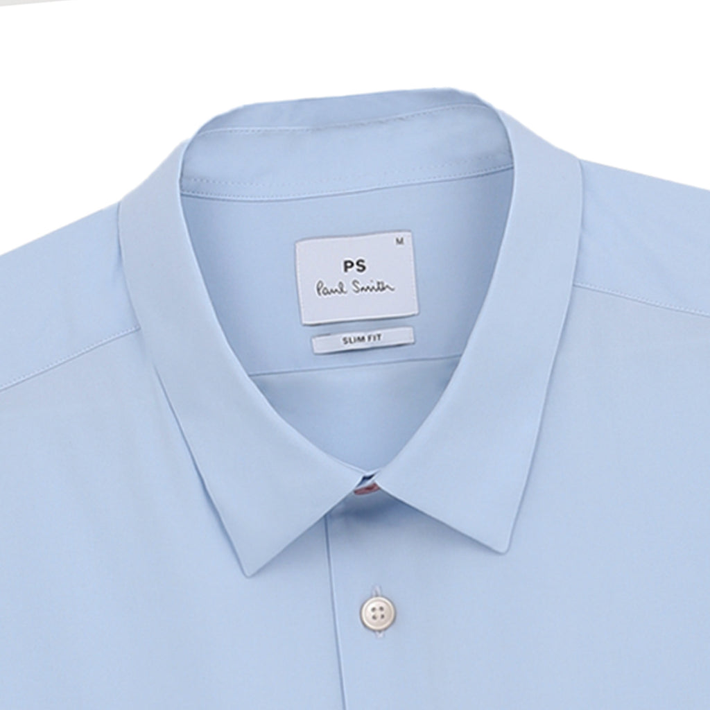 Paul Smith Long Sleeve Slim Shirt - Blue