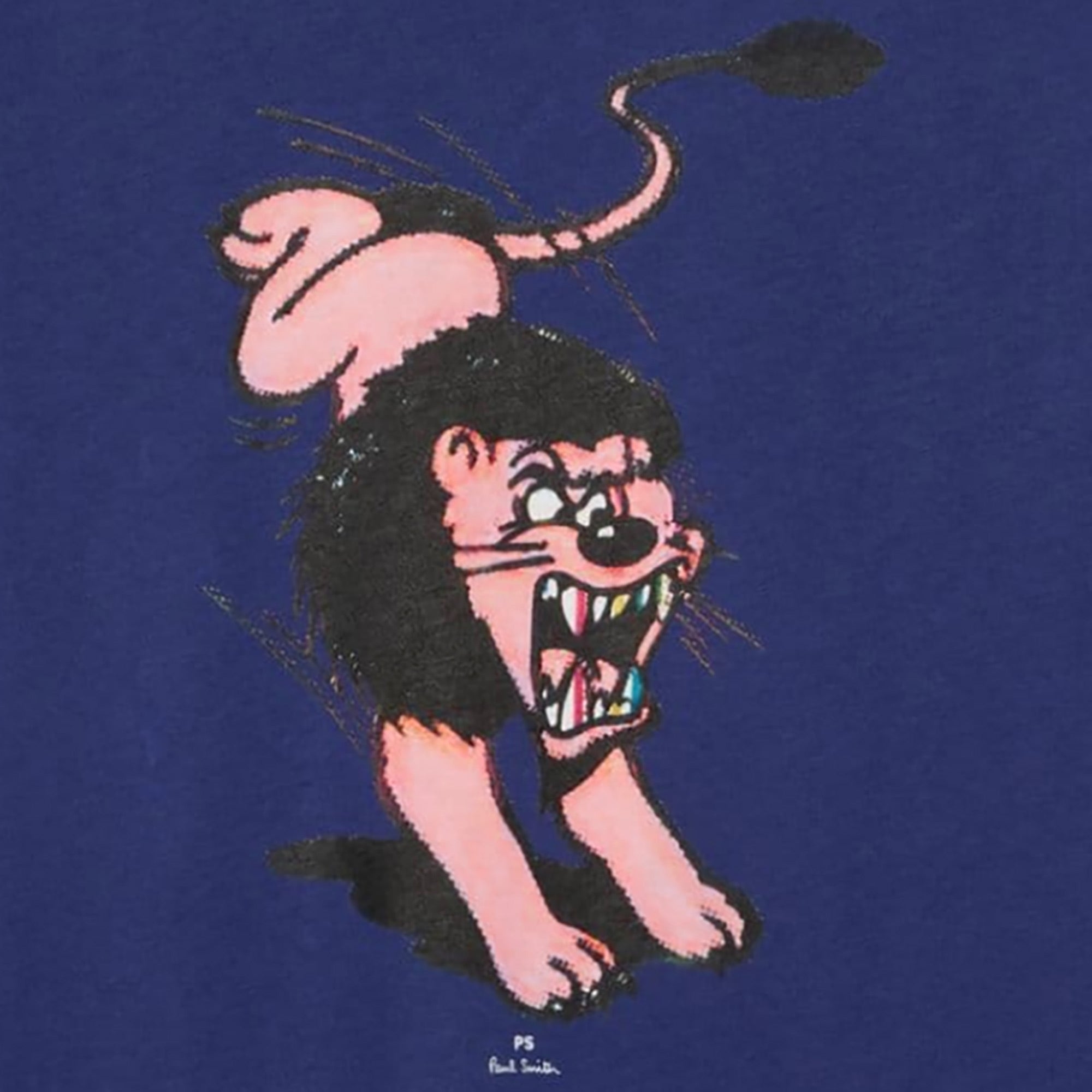 Paul Smith Regular Fit Lion T-Shirt - Blue