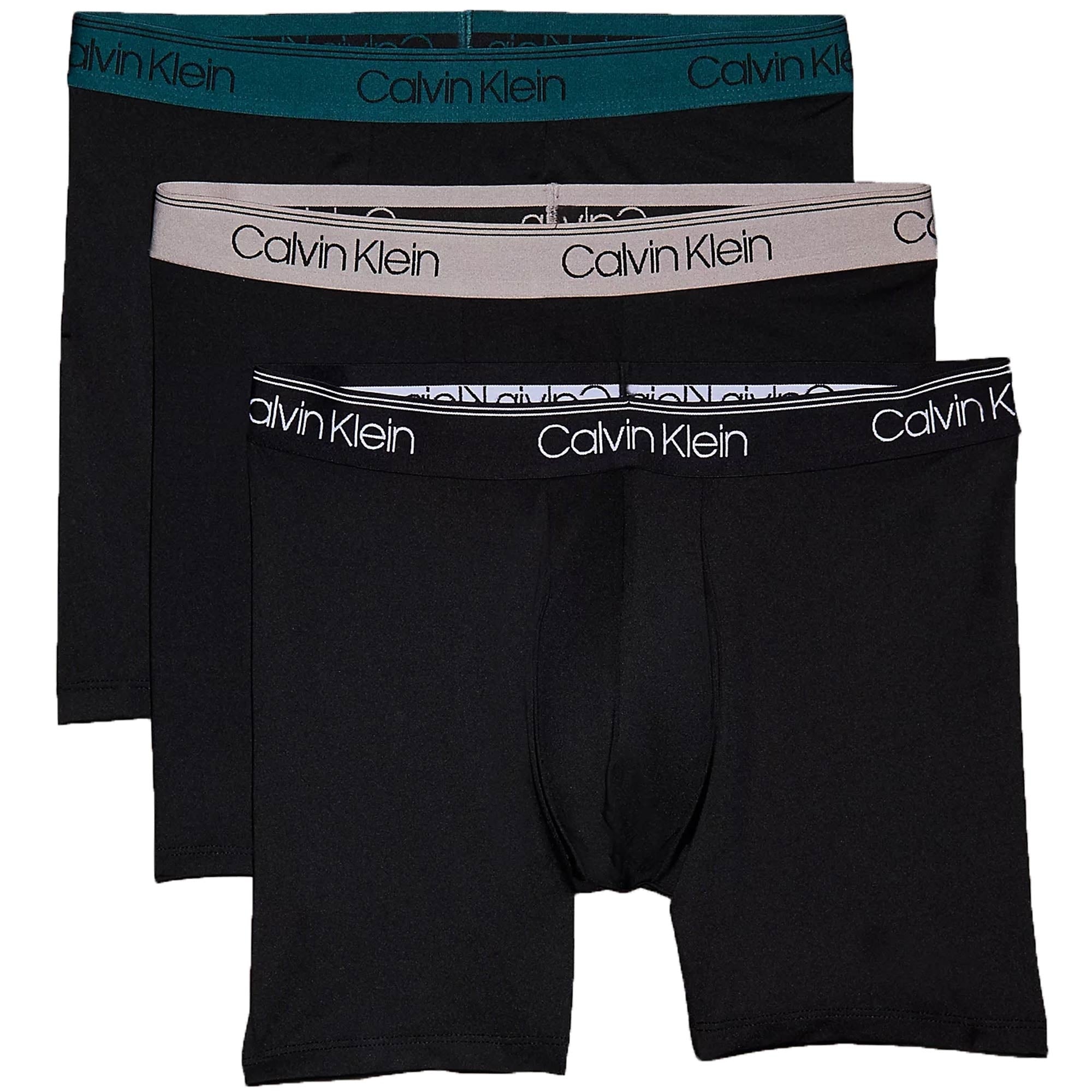 Calvin Klein 3 Pack Boxer Briefs - Black