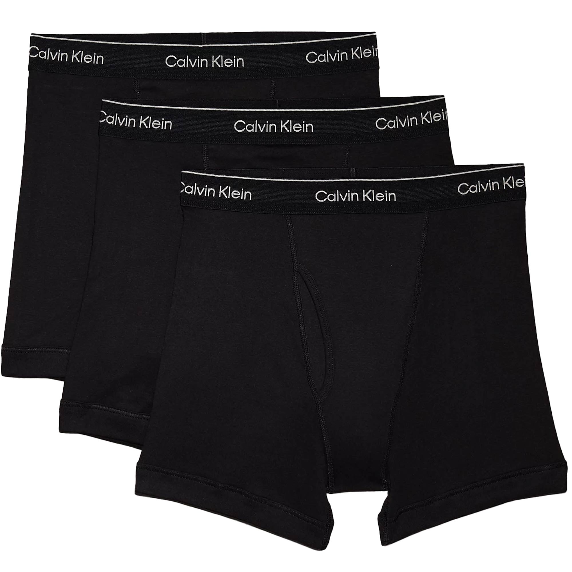 Calvin Klein 3 Pack Boxer Briefs - Black
