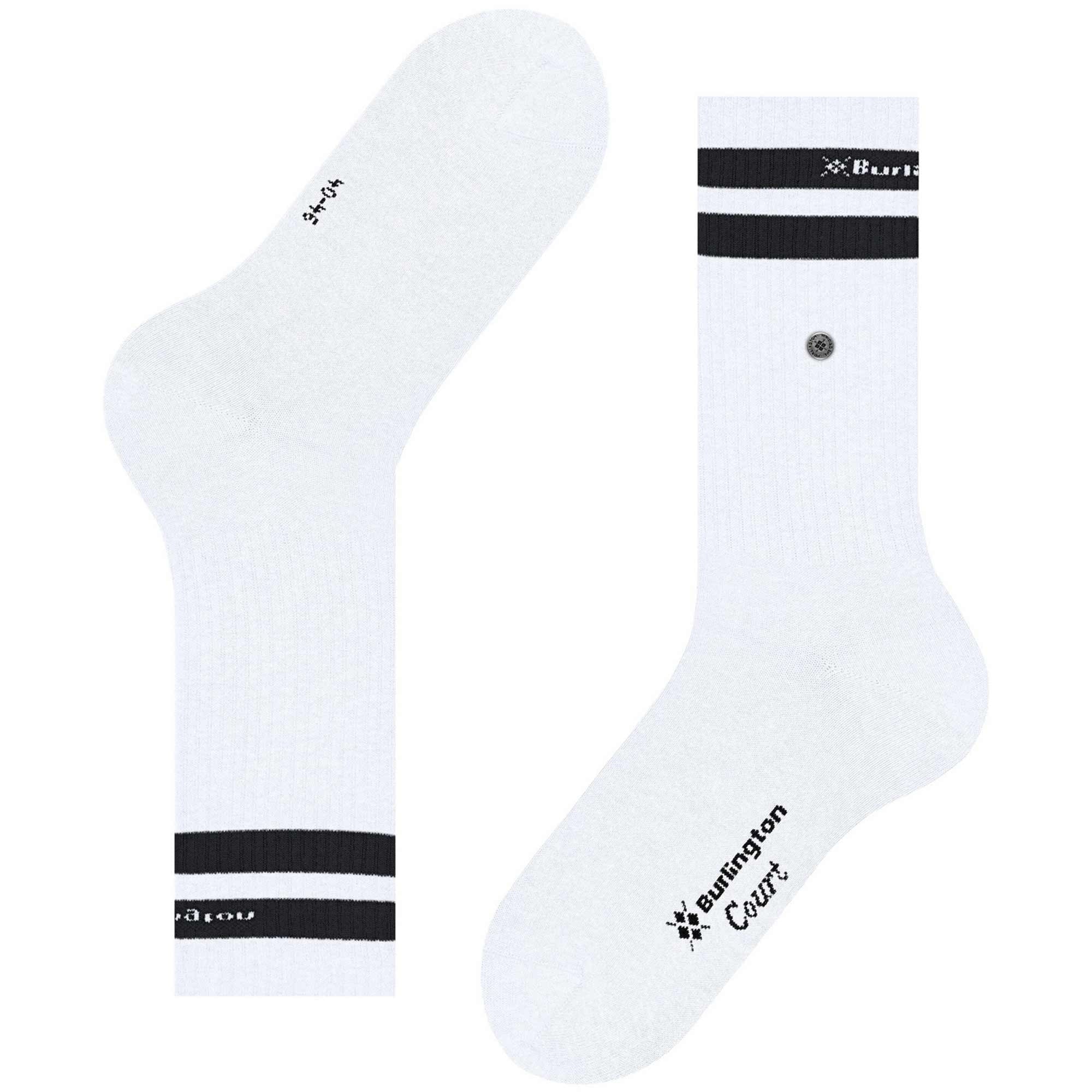Burlington Socks Court Socks - White