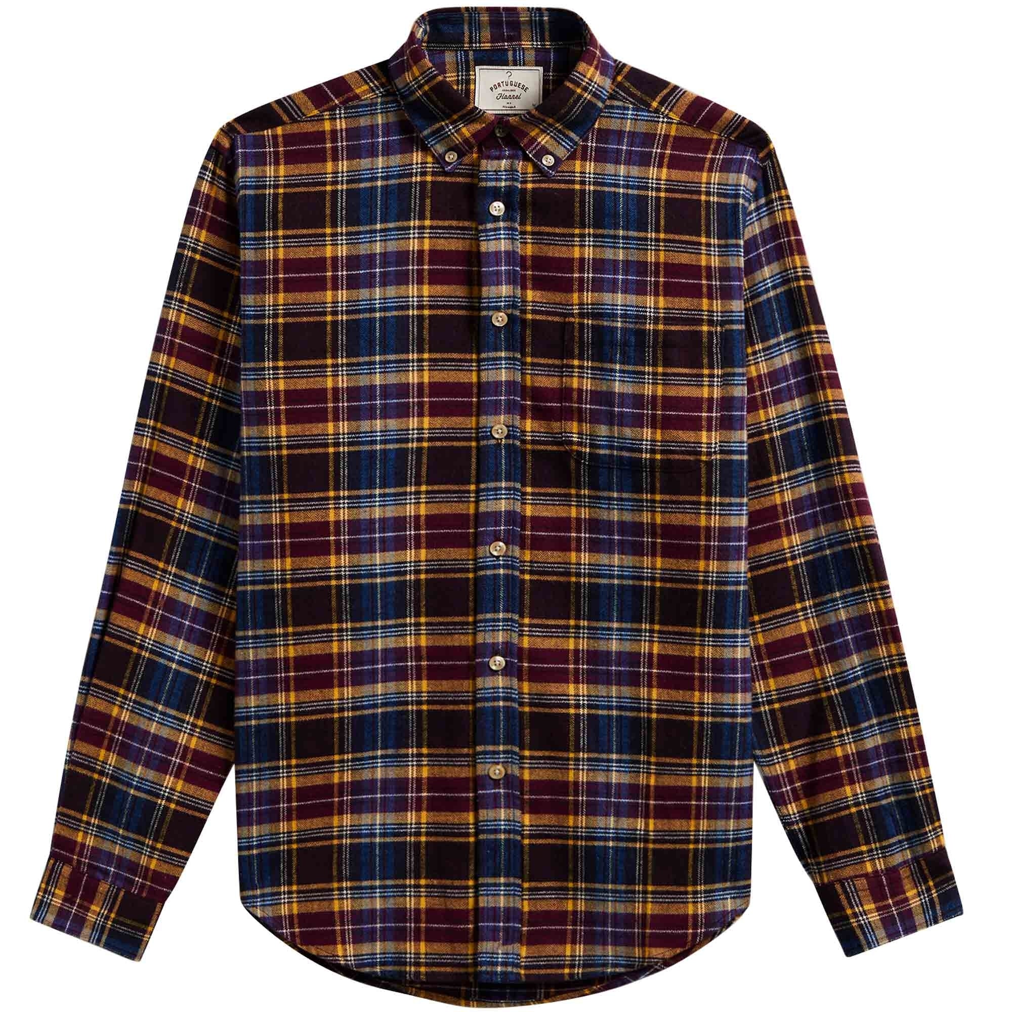 Portuguese Flannel Apollo Shirt - Blue