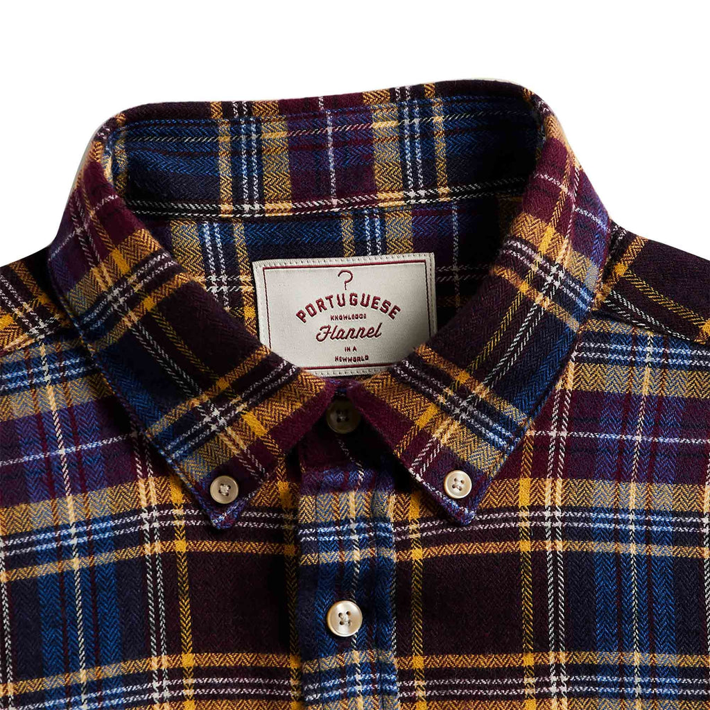 Portuguese Flannel Apollo Shirt - Blue