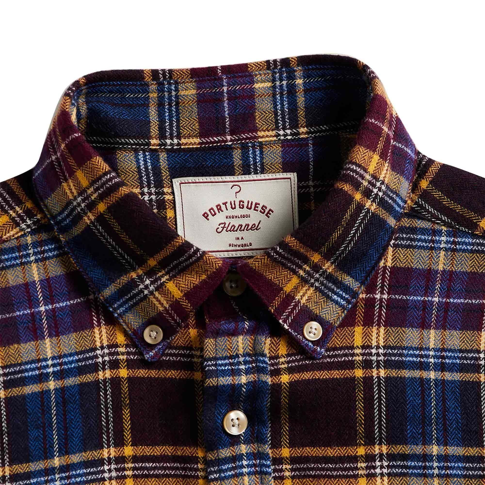 Portuguese Flannel Apollo Shirt - Blue