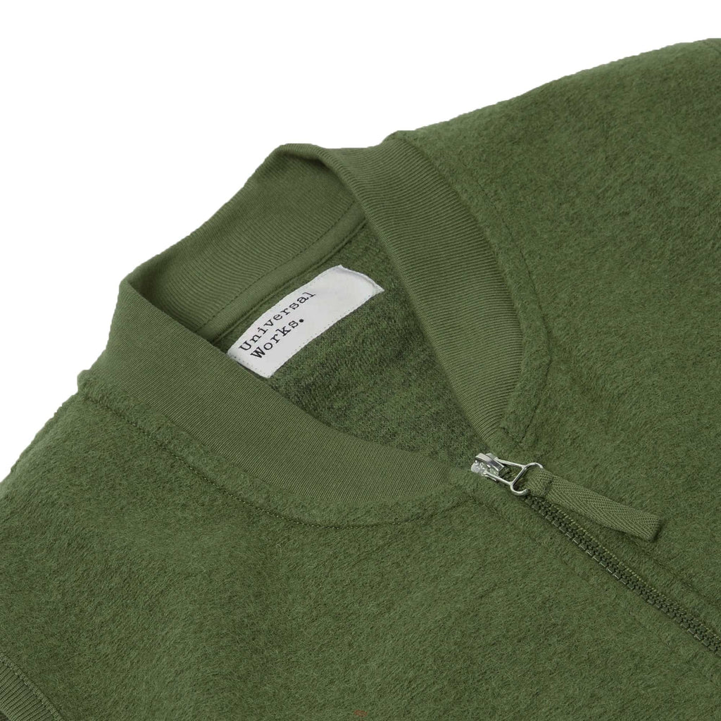 Universal Works Zip Waistcoat - Olive