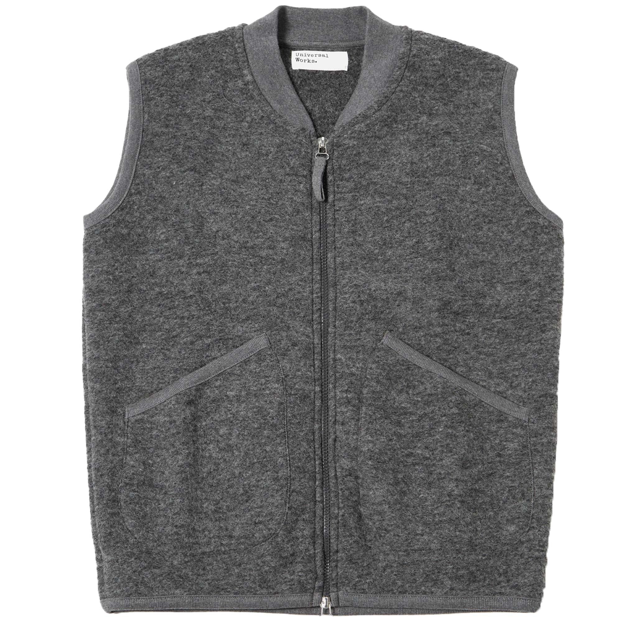 Universal Works Zip Waistcoat - Grey