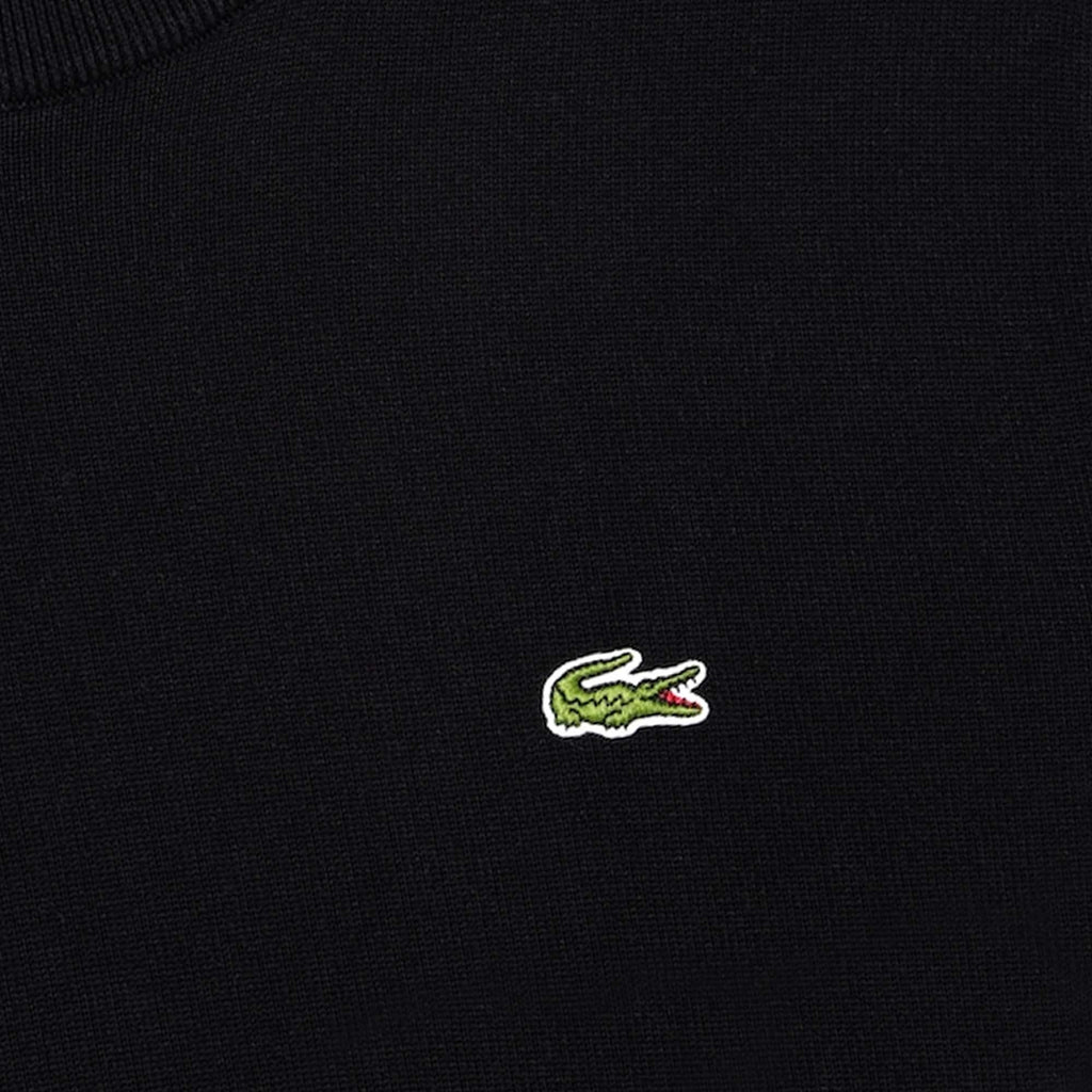 Lacoste Monochrome Crew Neck Sweater - Black