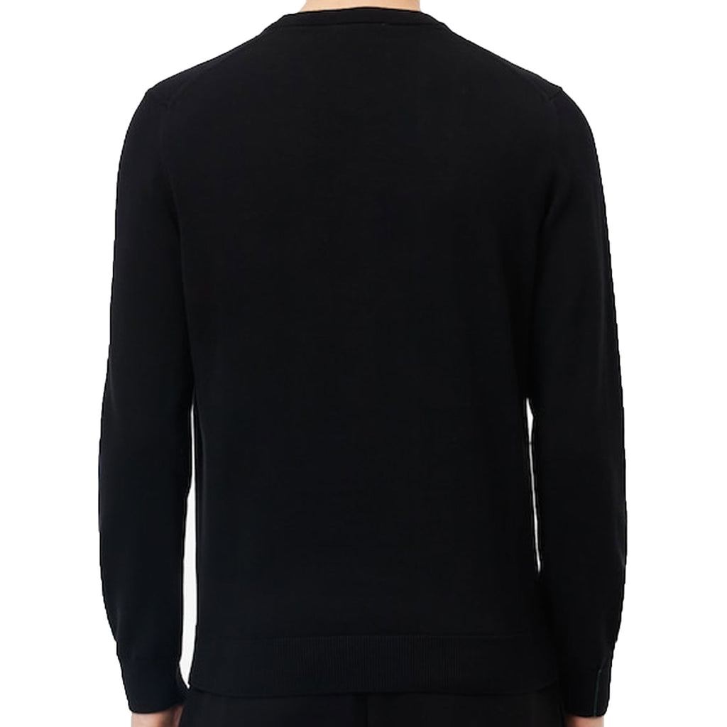 Lacoste Monochrome Crew Neck Sweater - Black