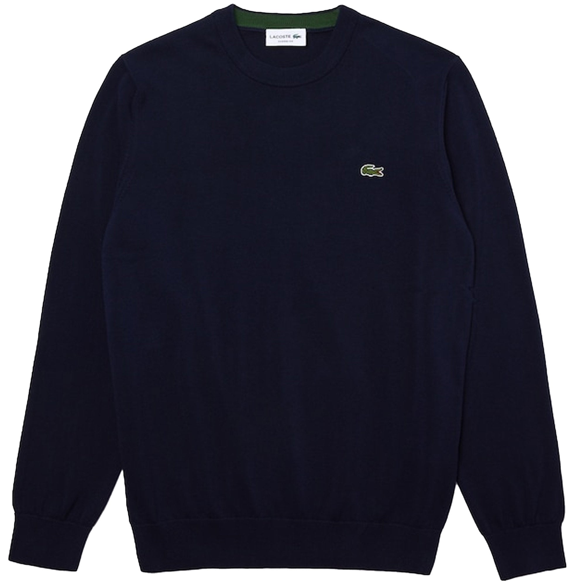 Lacoste Monochrome Crew Neck Sweater - Marine