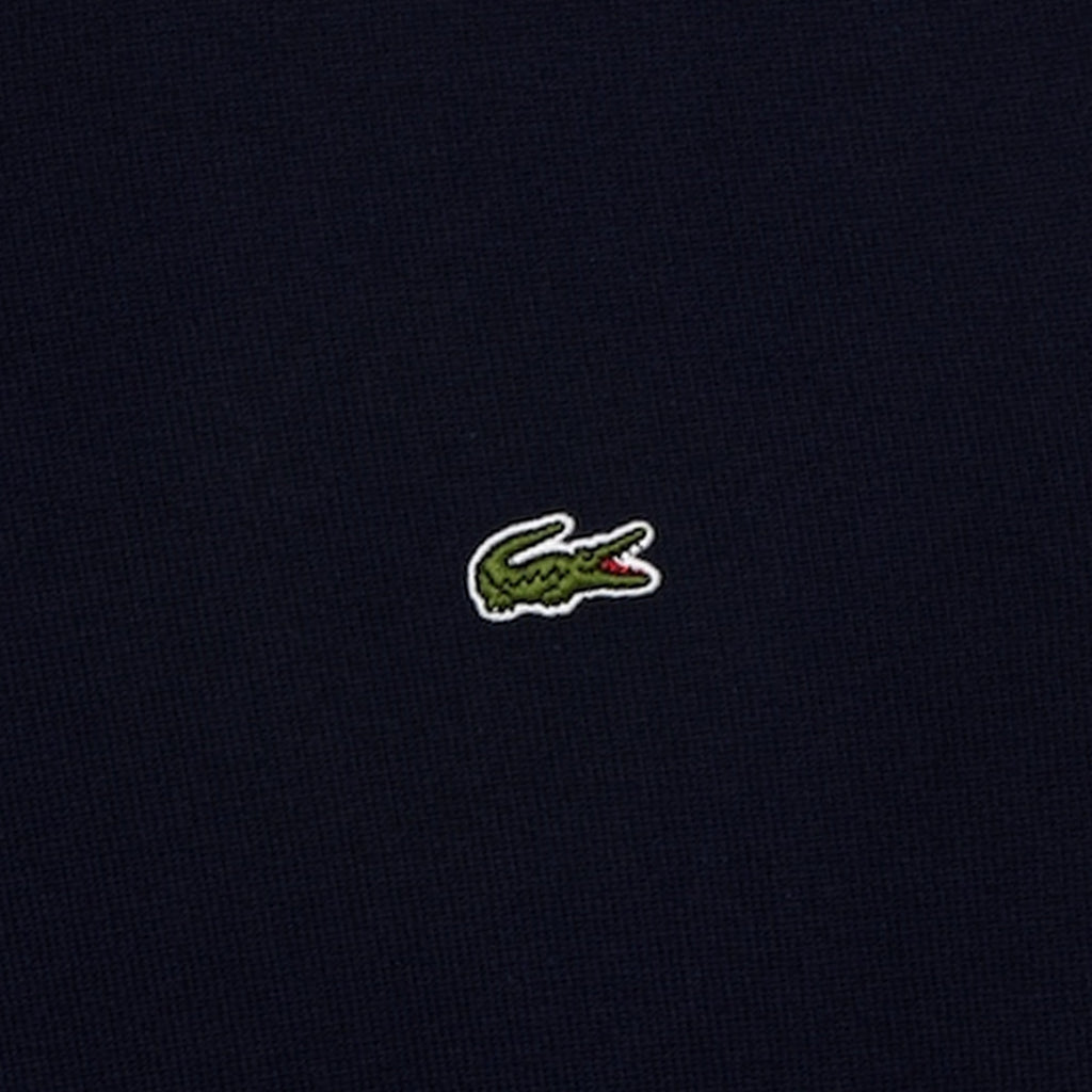 Lacoste Monochrome Crew Neck Sweater - Marine