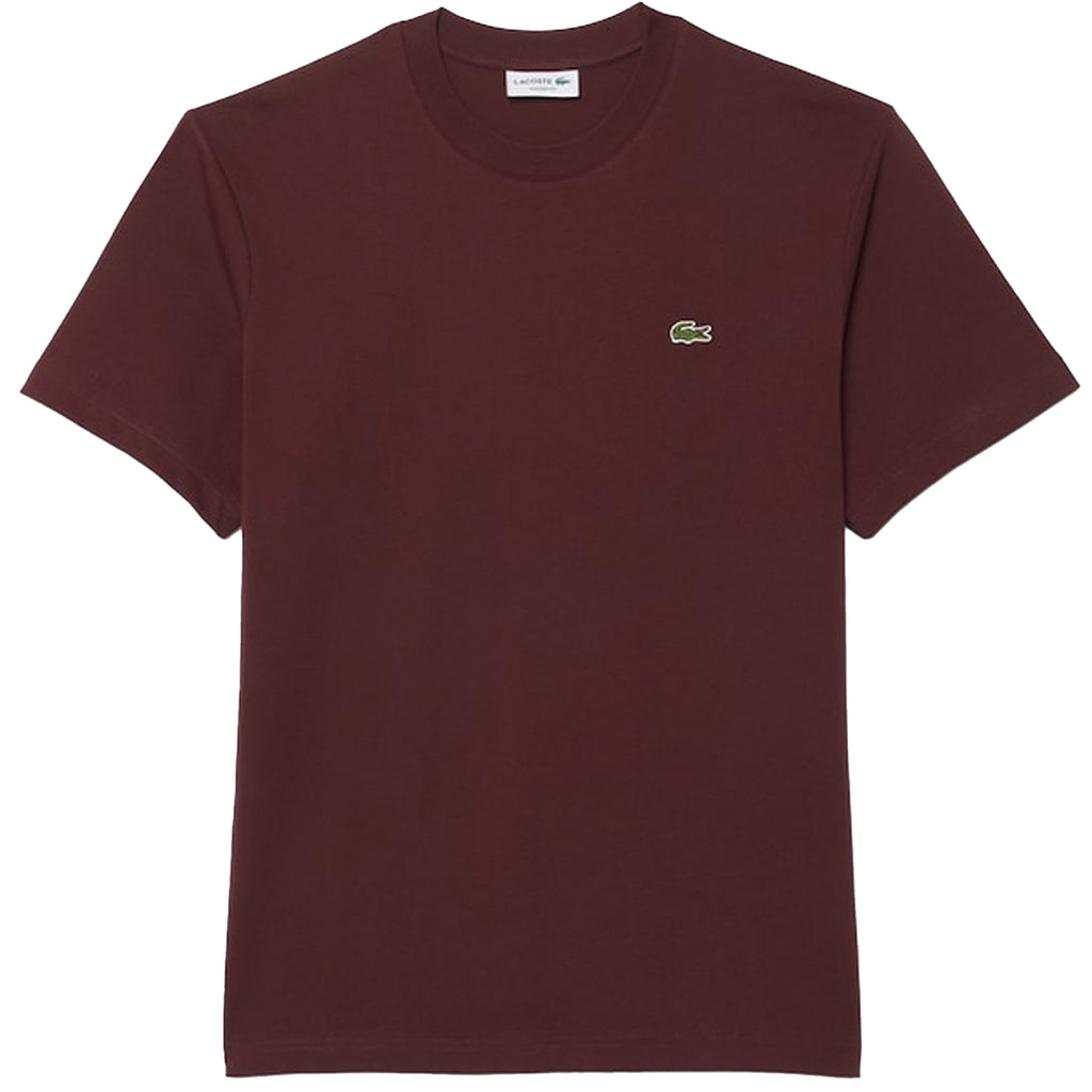 Lacoste Crew Neck T-Shirt - Bordeaux