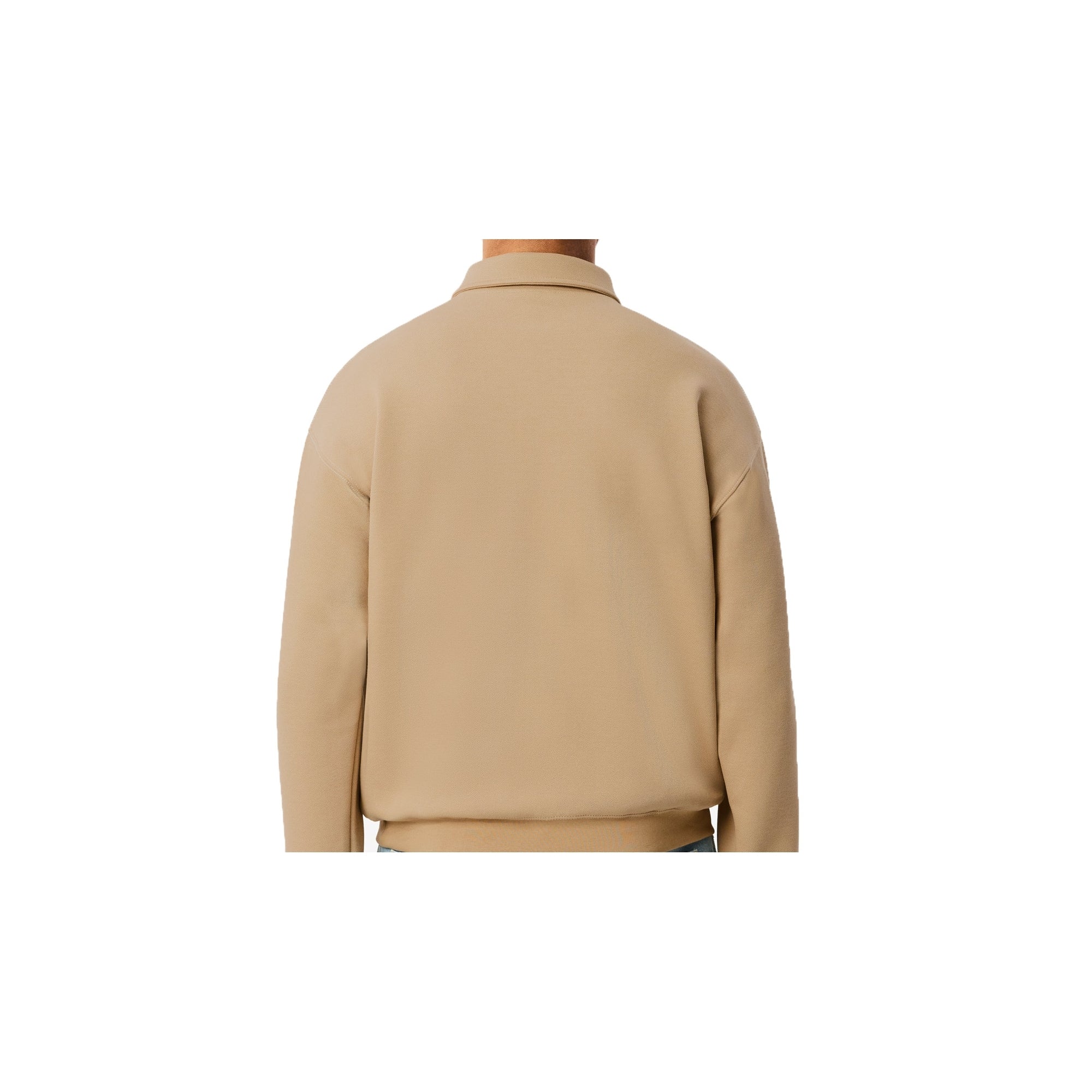 Dandy Fellow Loose Fit Pique Sweatshirt - Viennese