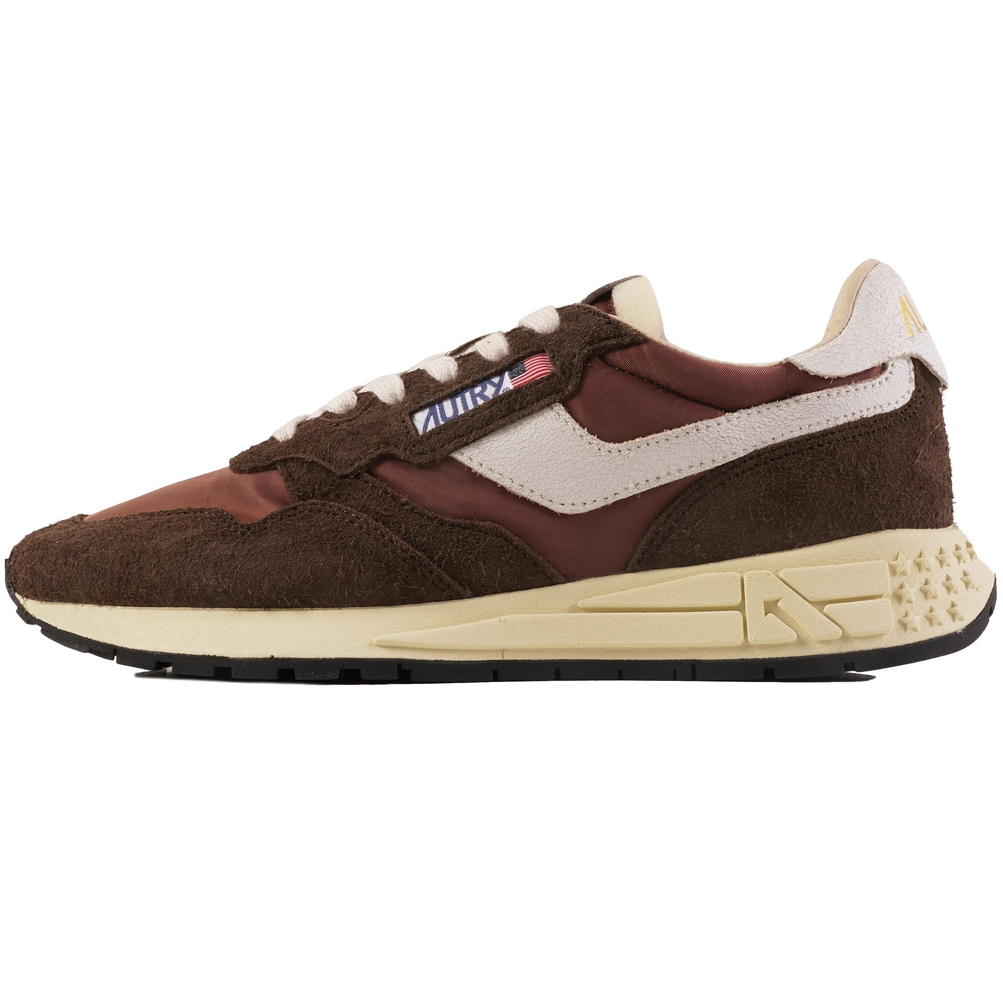 Autry Reelwind Low Sneaker - Ebony and White
